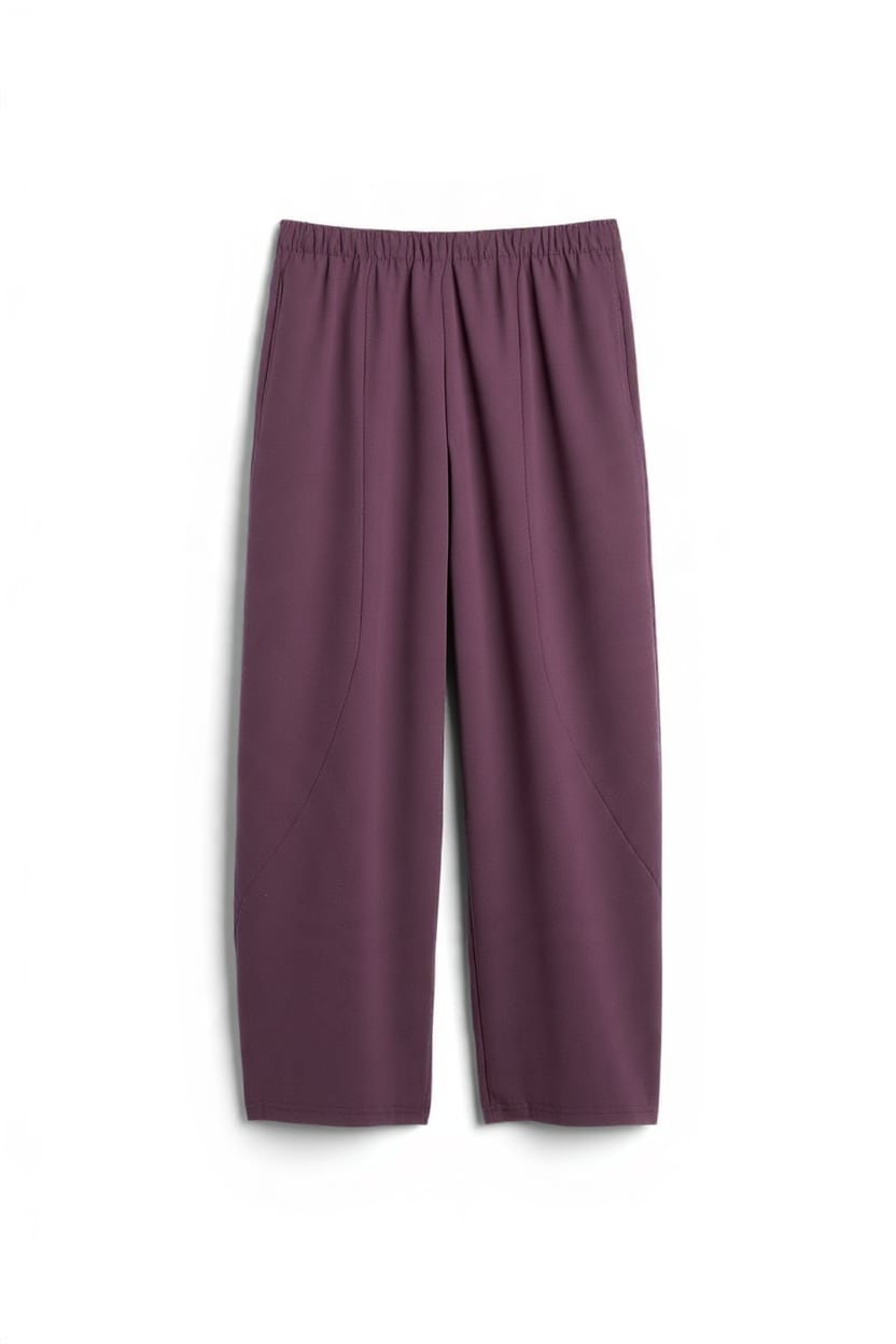 Topshop techy oversized ovoid mid length trouser in fig