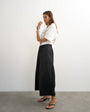 Topshop techy oversized ovoid mid length trouser in black