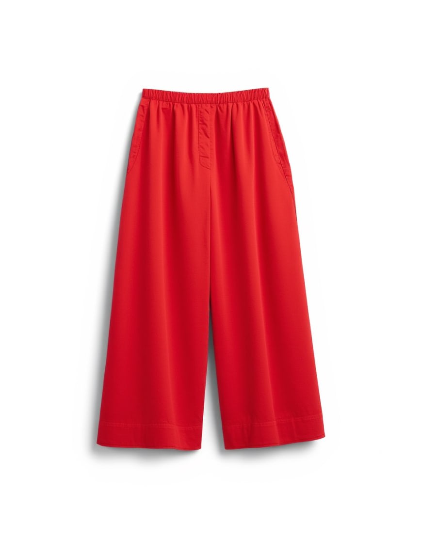 Topshop A line culotte in red