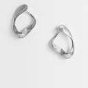 Topshop Daphne waterproof stainless steel earrings in silver