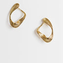 Topshop Daphne waterproof stainless steel earrings in gold