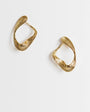 Topshop Daphne waterproof stainless steel earrings in gold