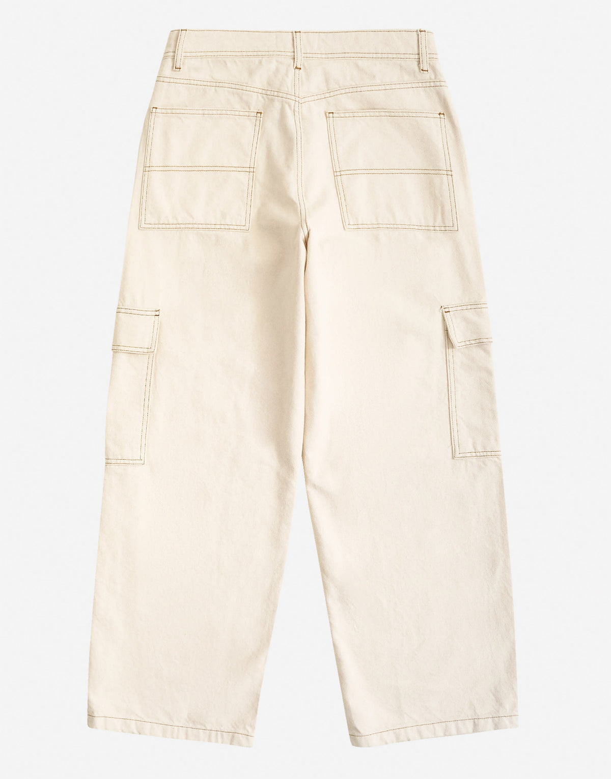 Topman rigid baggy fit jean with side pockets in natural
