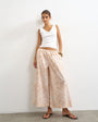 Topshop a line poplin culotte in  abstract animal print