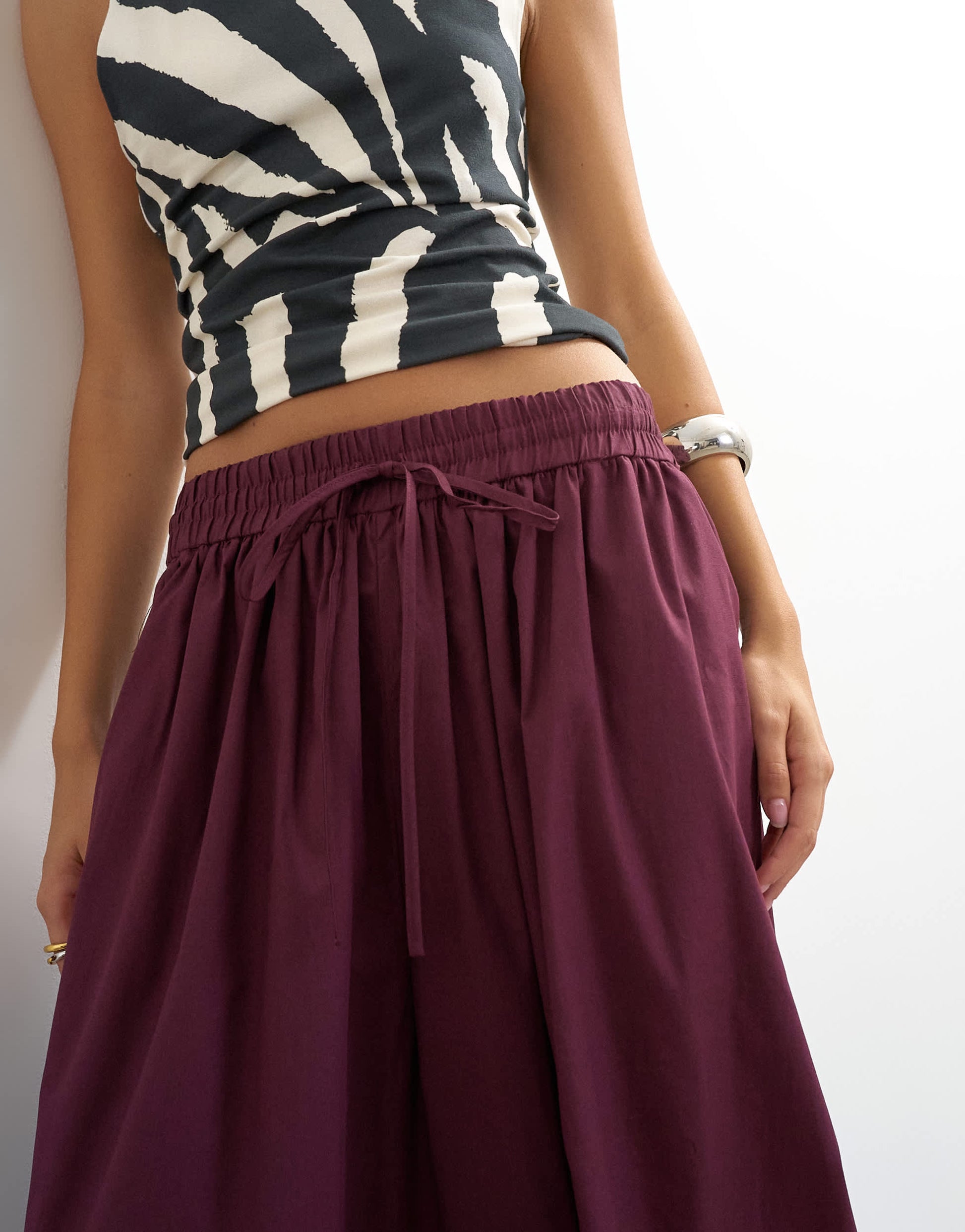 Topshop extreme balloon trouser in fig
