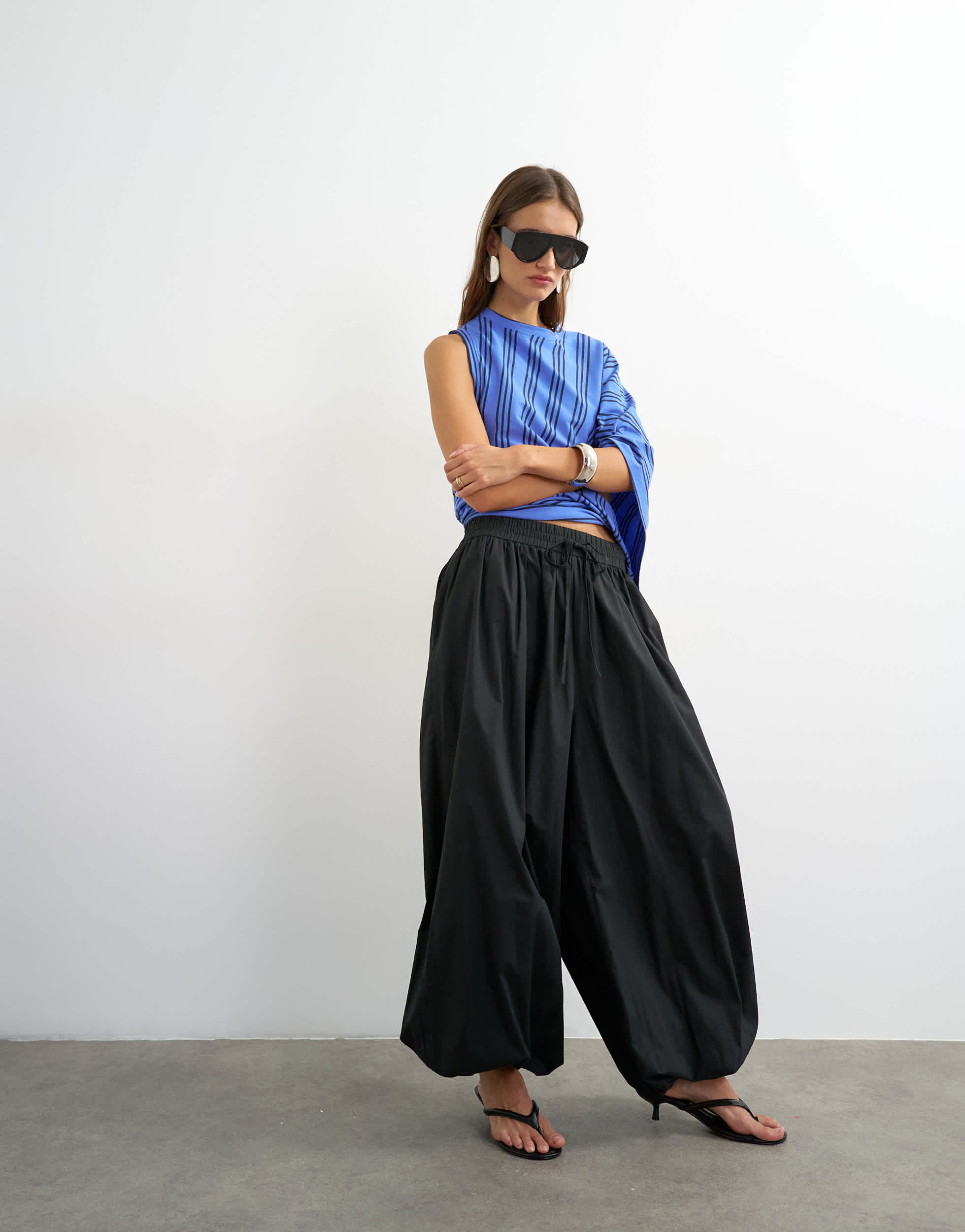 Topshop Extreme Balloon-Hose in Schwarz
