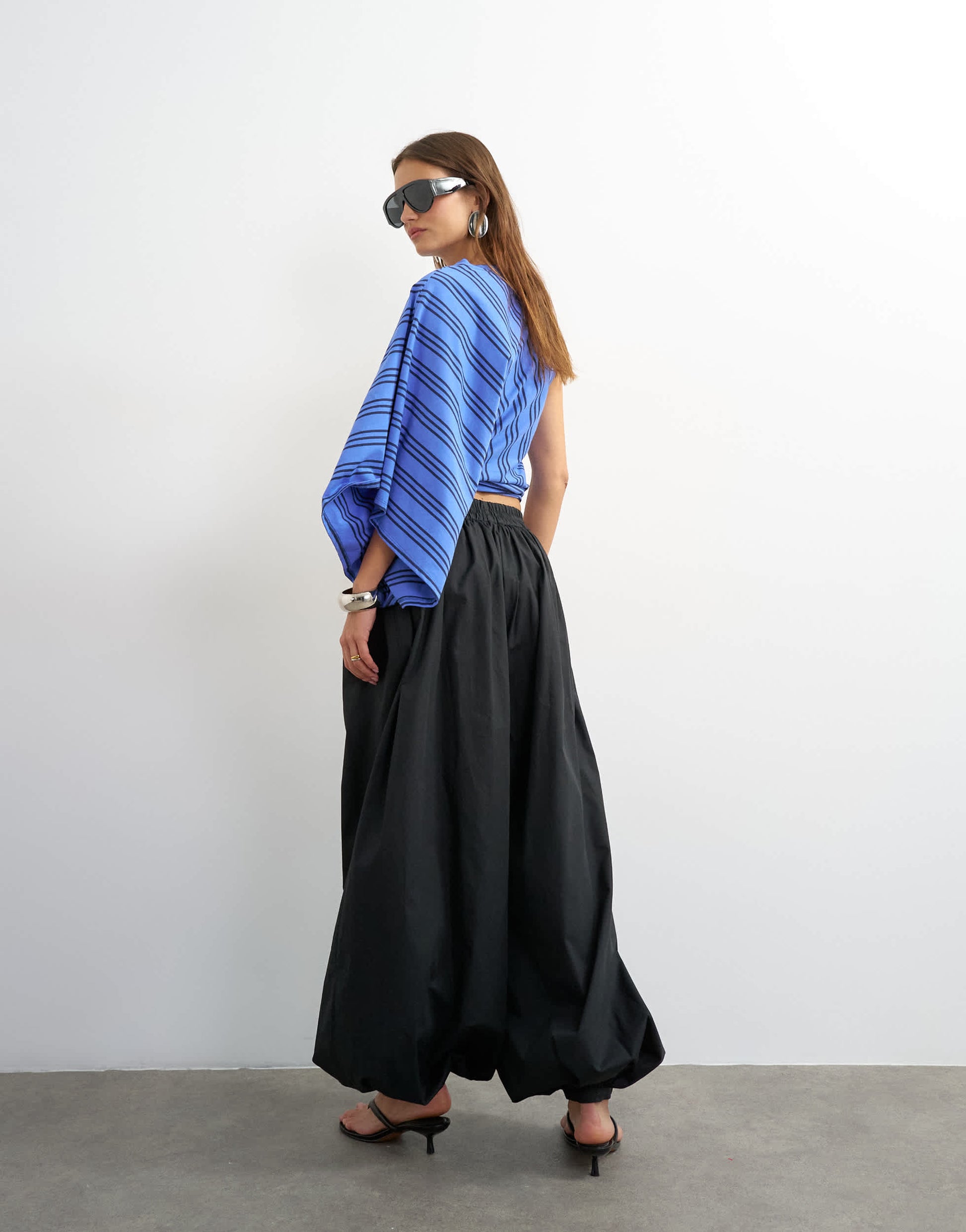 Topshop extreme balloon trouser in black