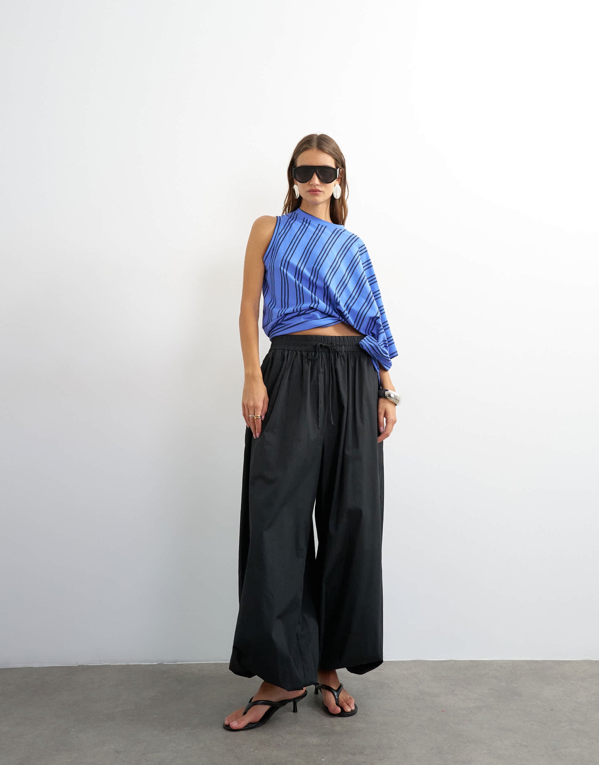 Topshop extreme balloon trouser in black