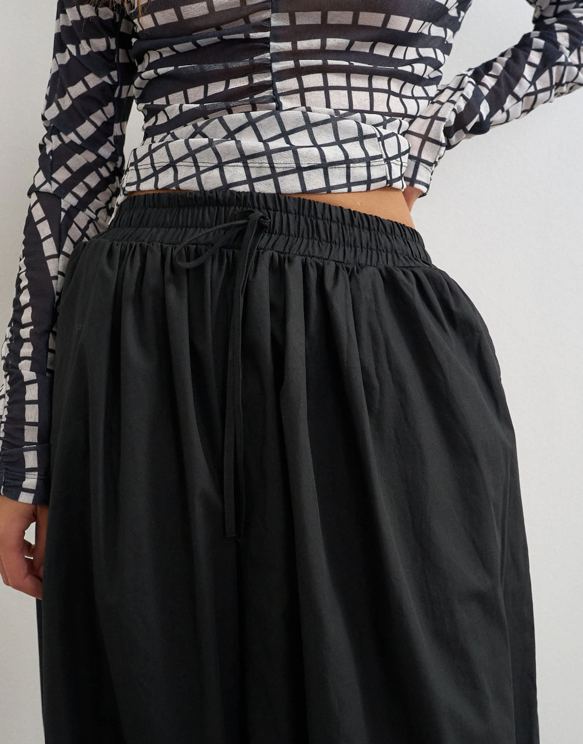 Topshop extreme balloon trouser in black