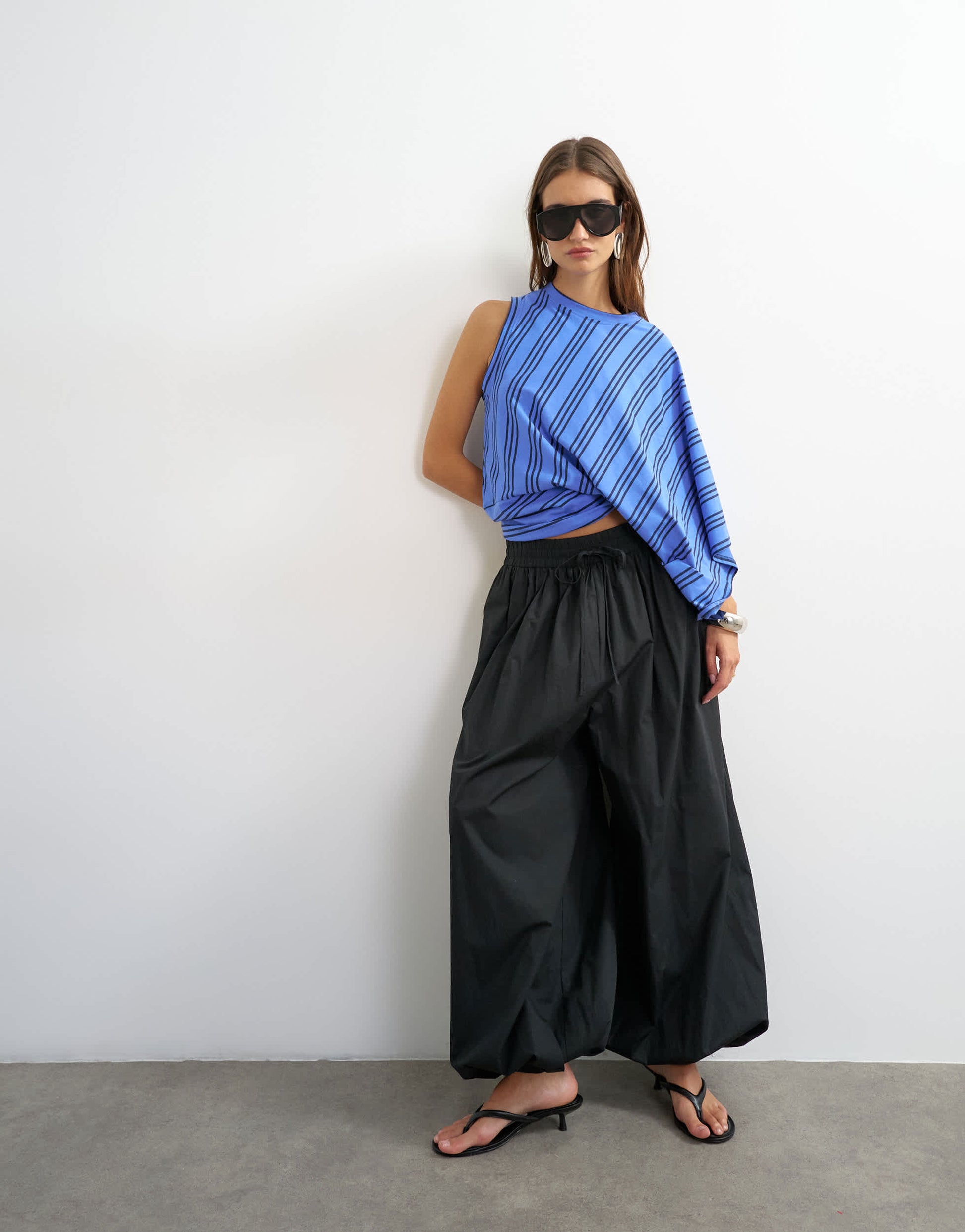 Topshop extreme balloon trouser in black