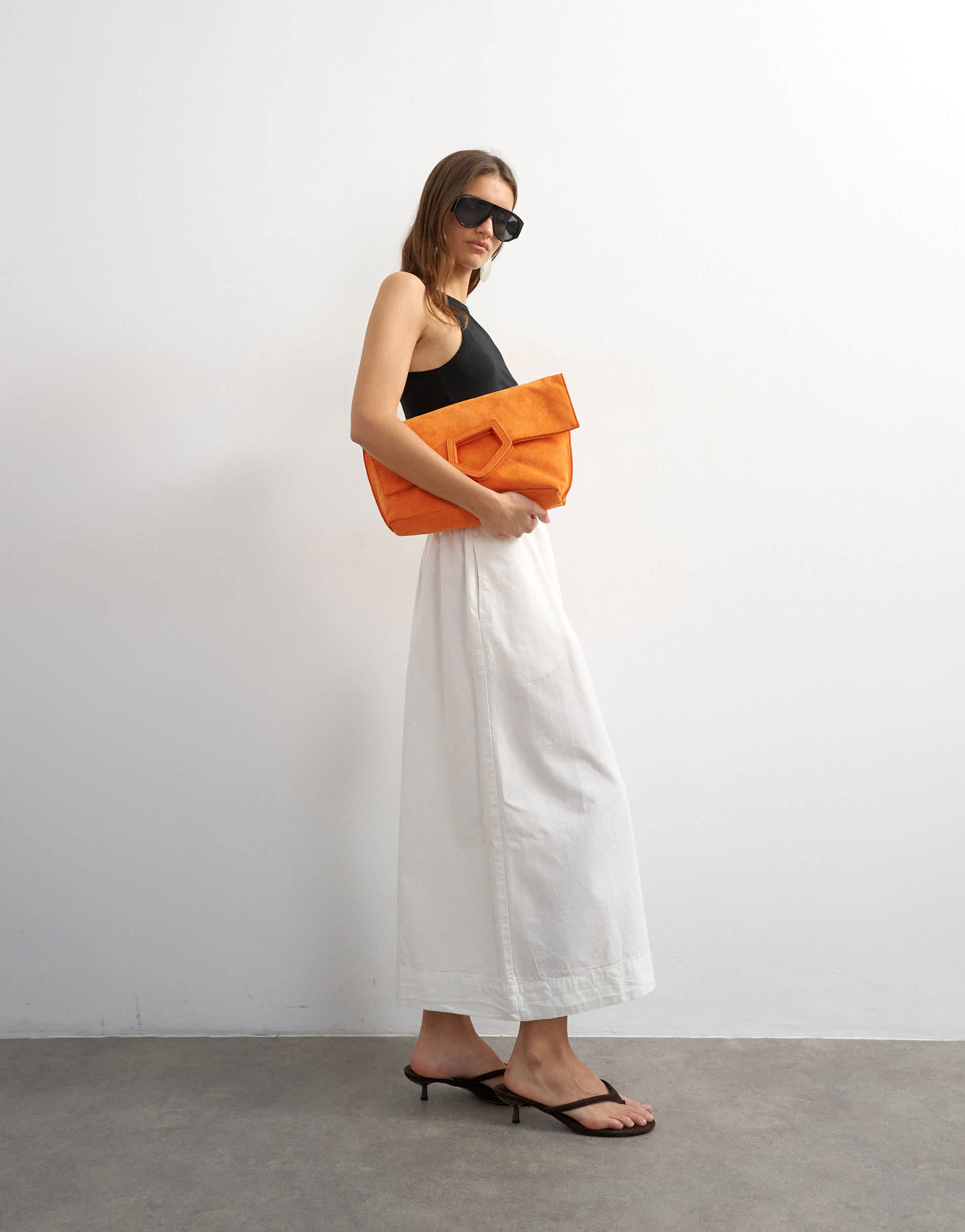 Topshop A line culotte in ecru