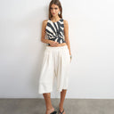 Topshop-Boardshorts in Elfenbein