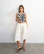 Topshop board shorts in ivory