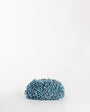 Topshop Jemma small beaded clutch bag in blue