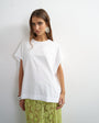 Topshop oversized circle tank tee in white