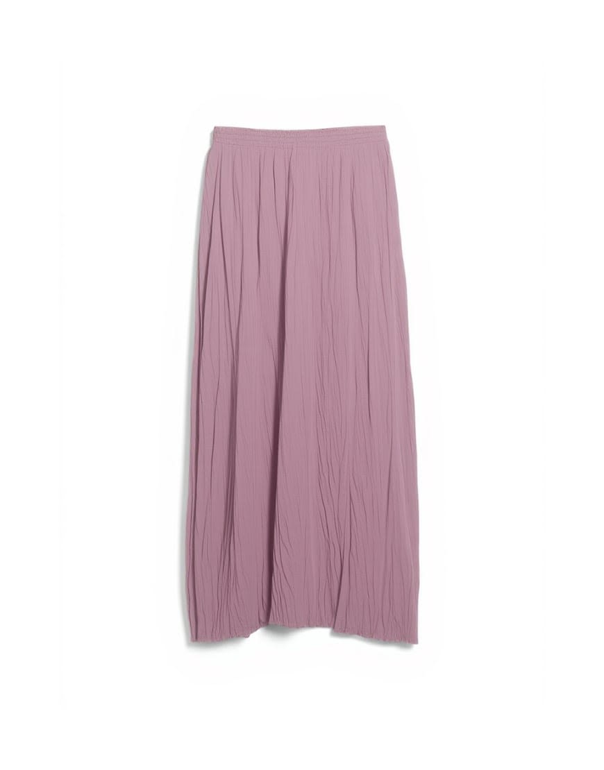 Topshop textured mesh maxi skirt co-ord in mauve