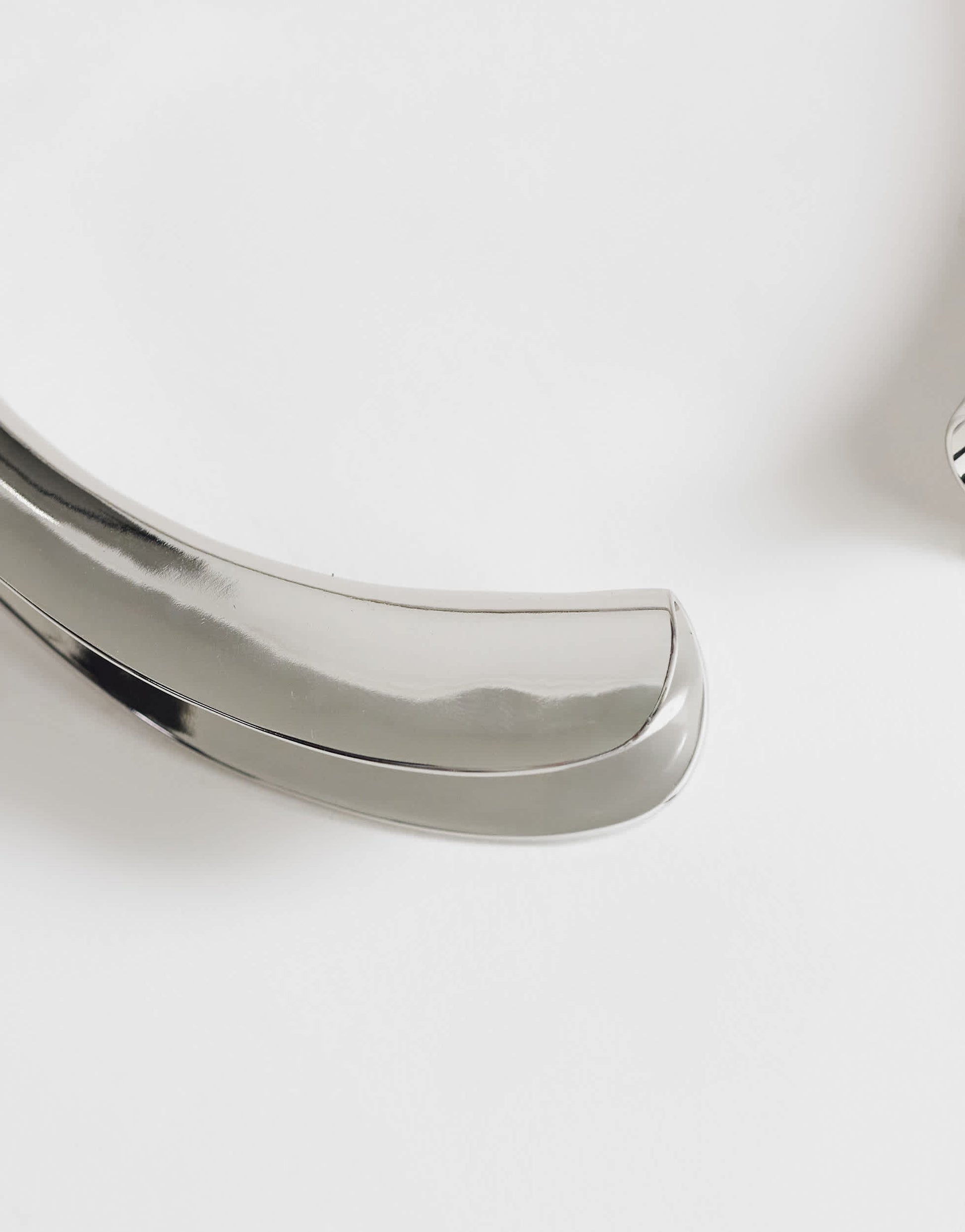 Topshop Mason statement choker necklace in silver
