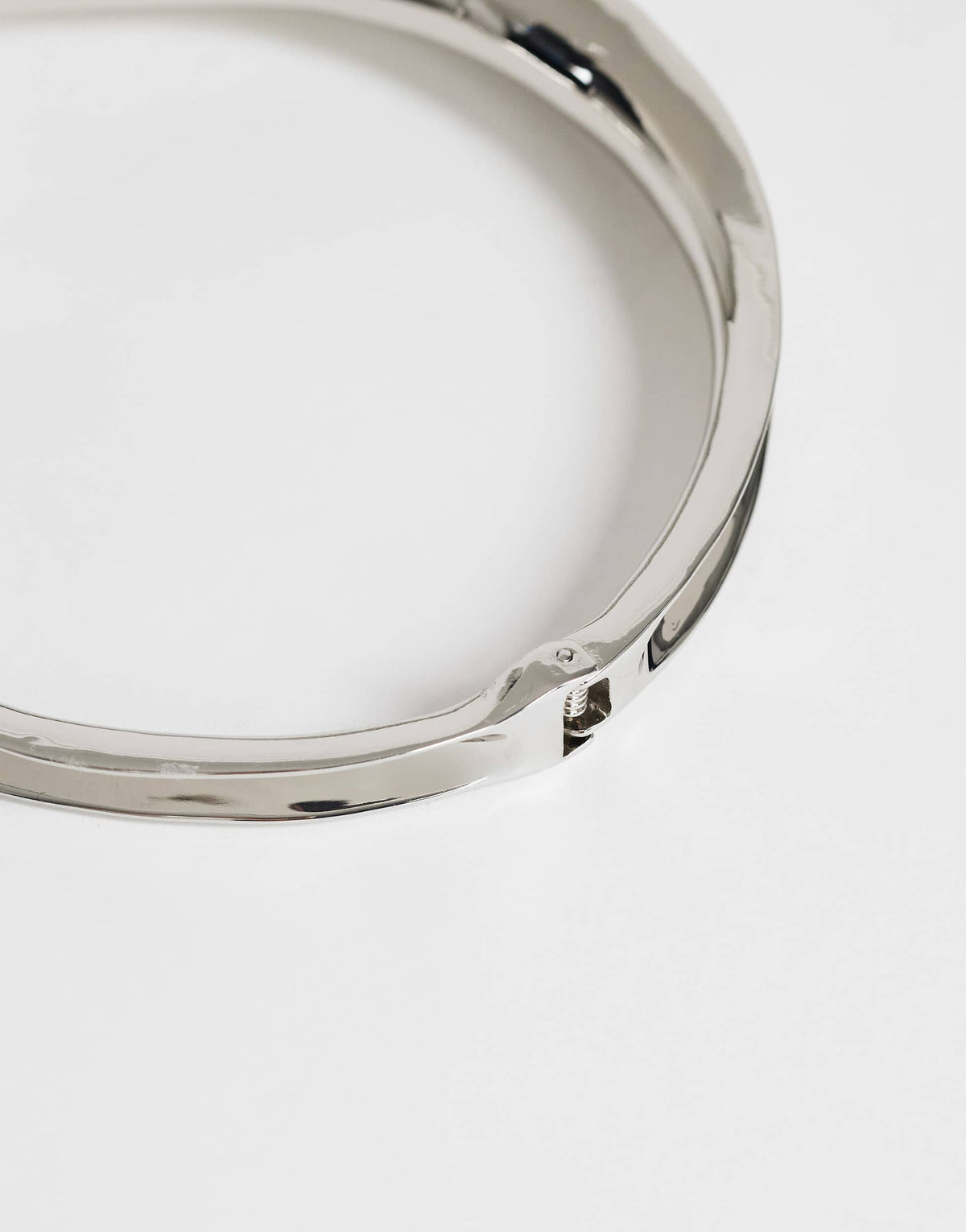Topshop Mason statement choker necklace in silver