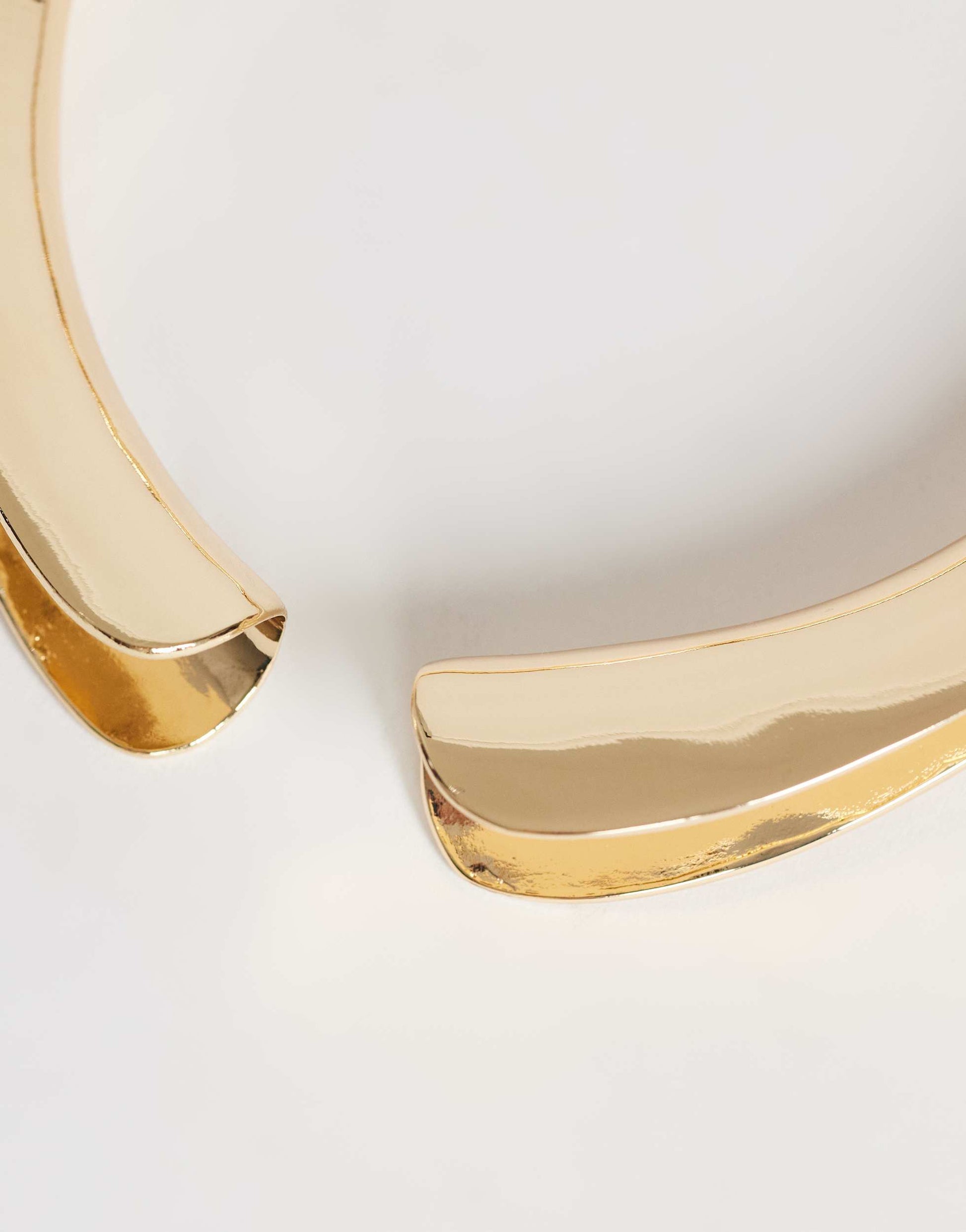 Topshop Mason statement choker necklace in gold