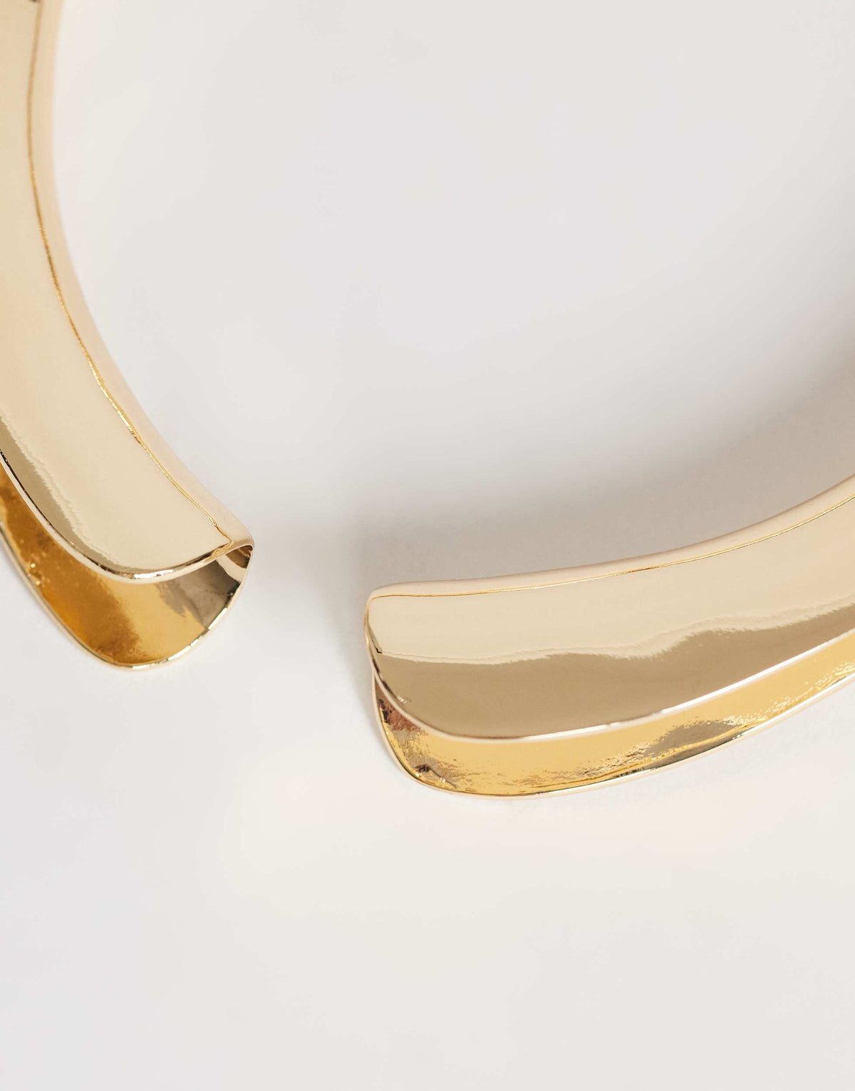 Topshop Mason statement choker necklace in gold