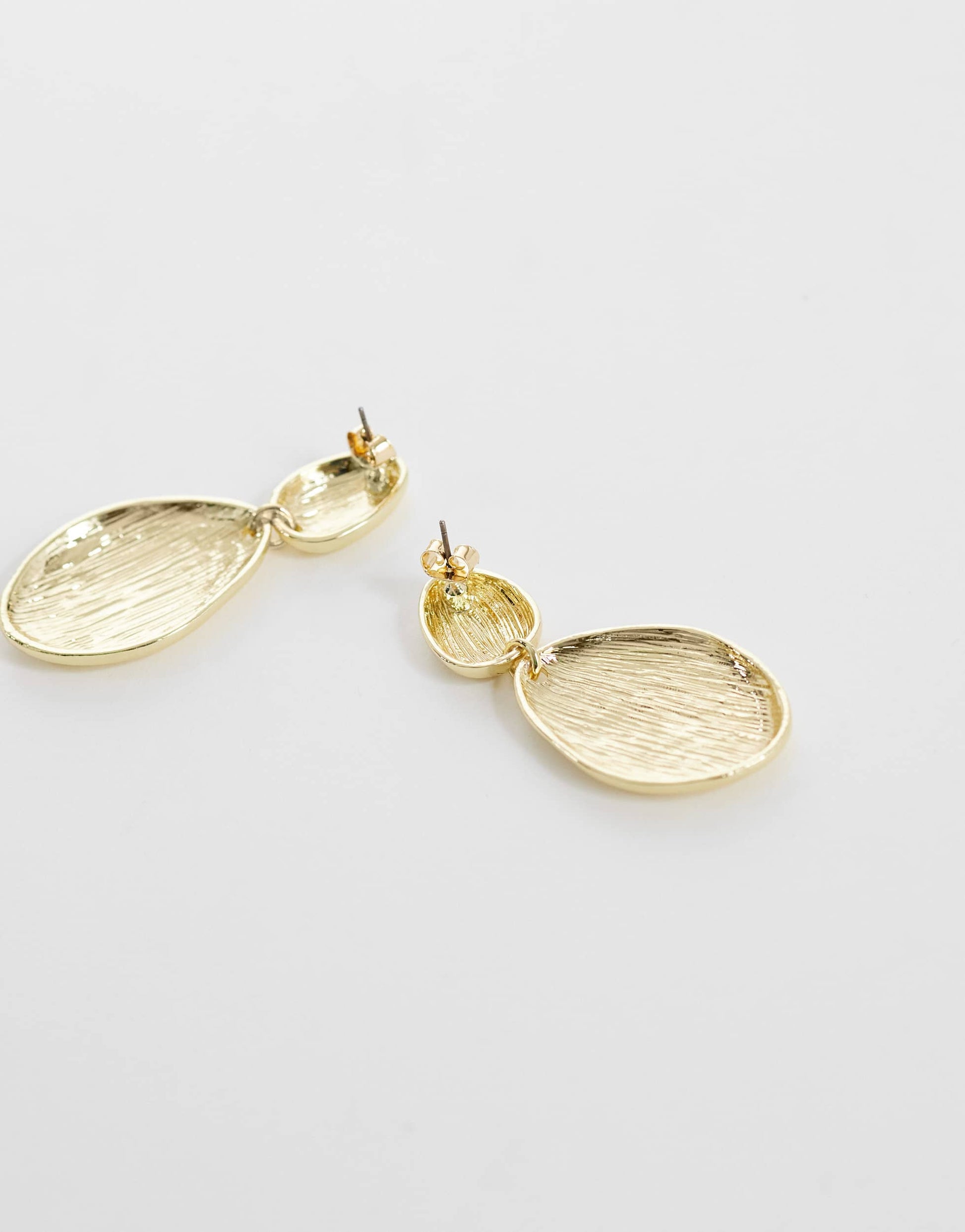 Topshop Damien drop earring in gold