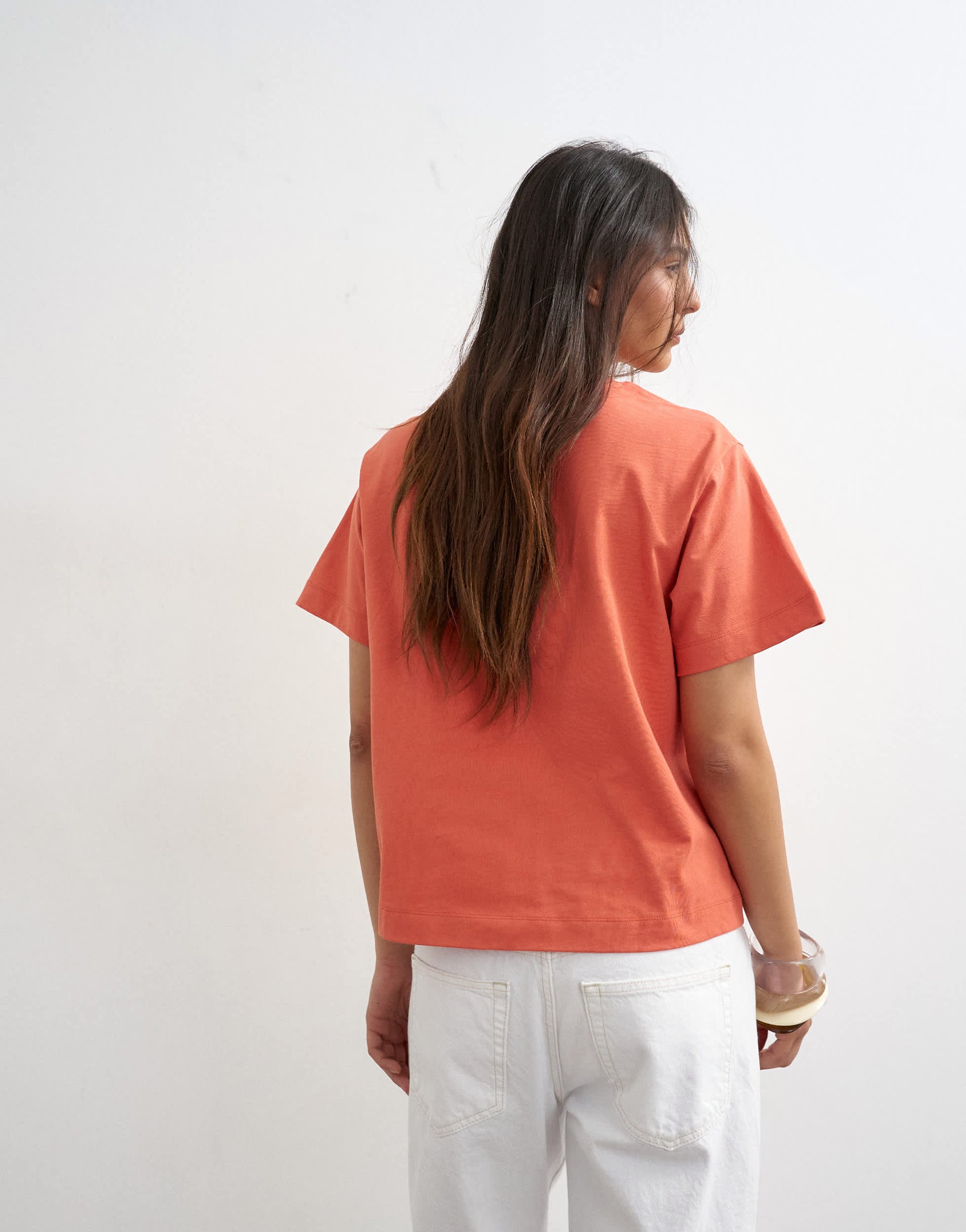 Topshop Club Tropic graphic boxy tee in red