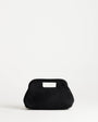 Topshop Gordan medium suedette clutch with handle in black