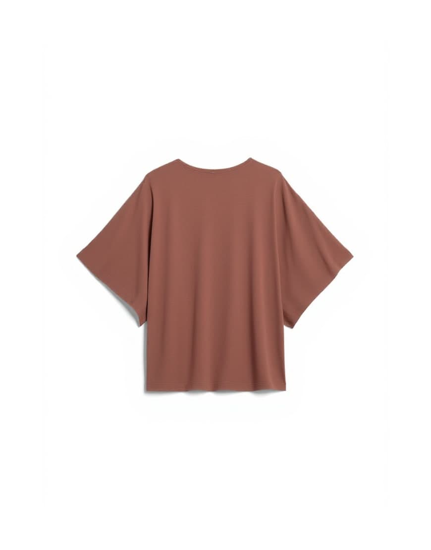 Topshop batwing t-shirt in pecan