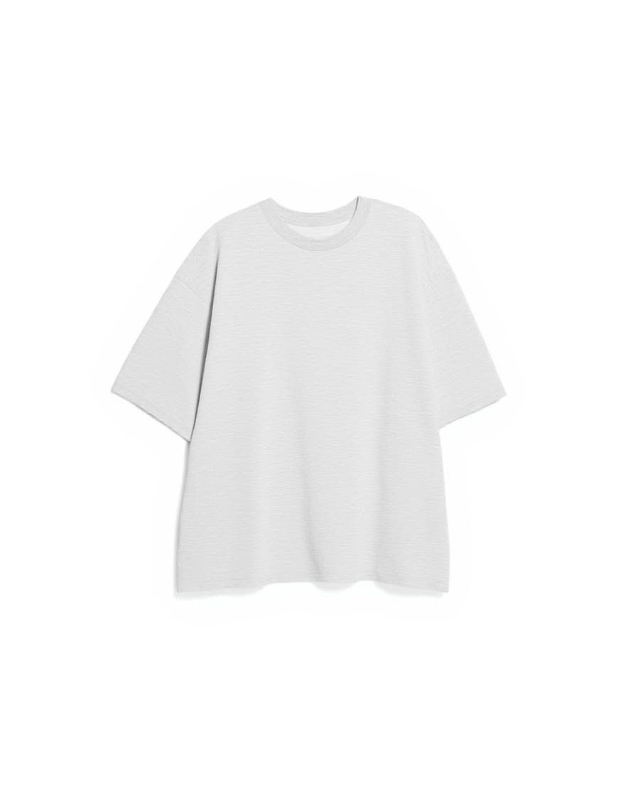 Topshop Hotel Beverley graphic oversized tee in grey