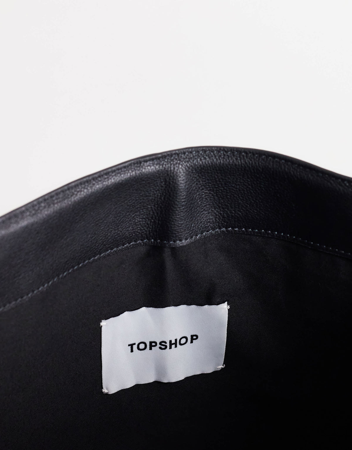 Topshop Tammy hair on real leather belt detail large tote bag in zebra print
