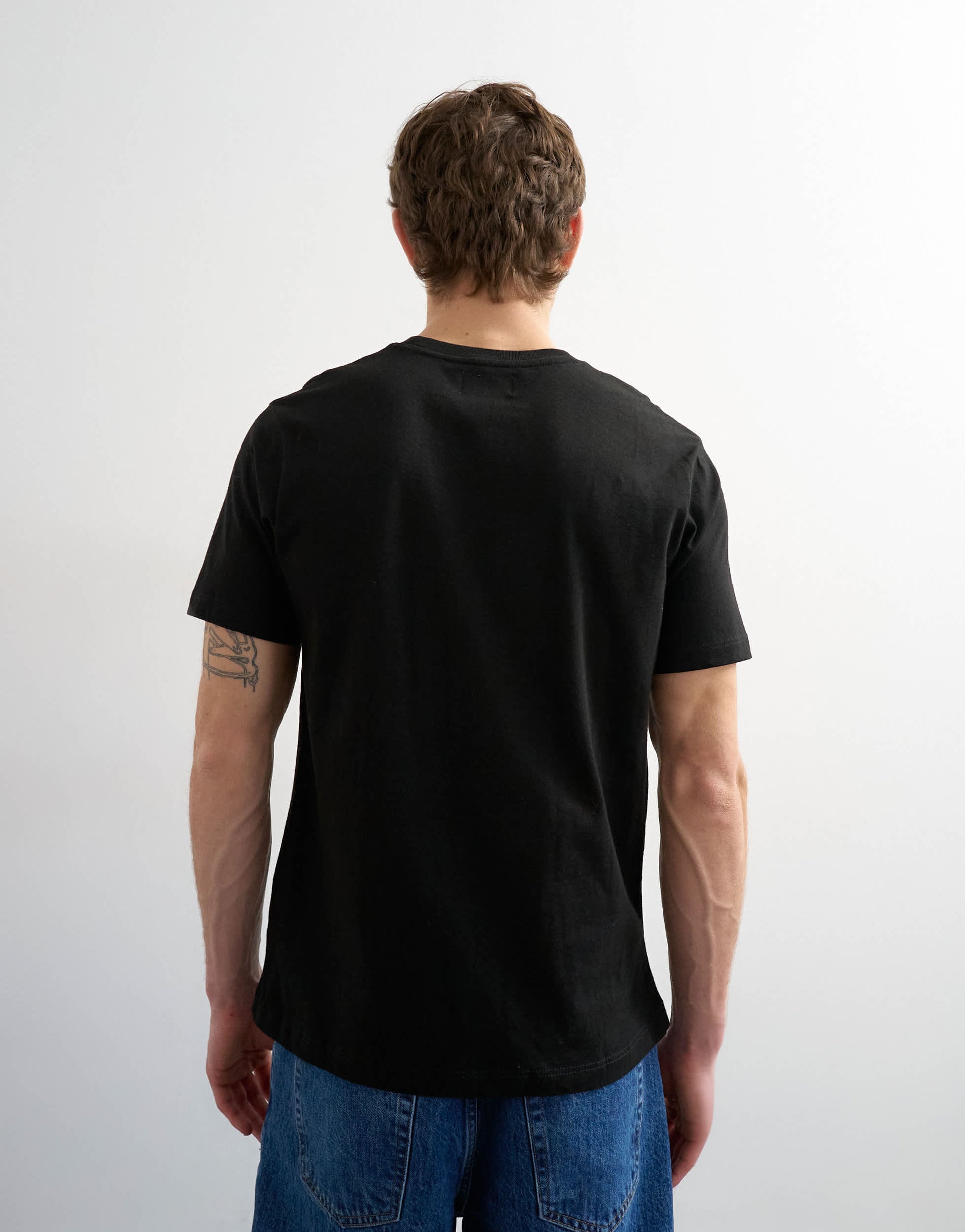 Topman classic fit t-shirt in black