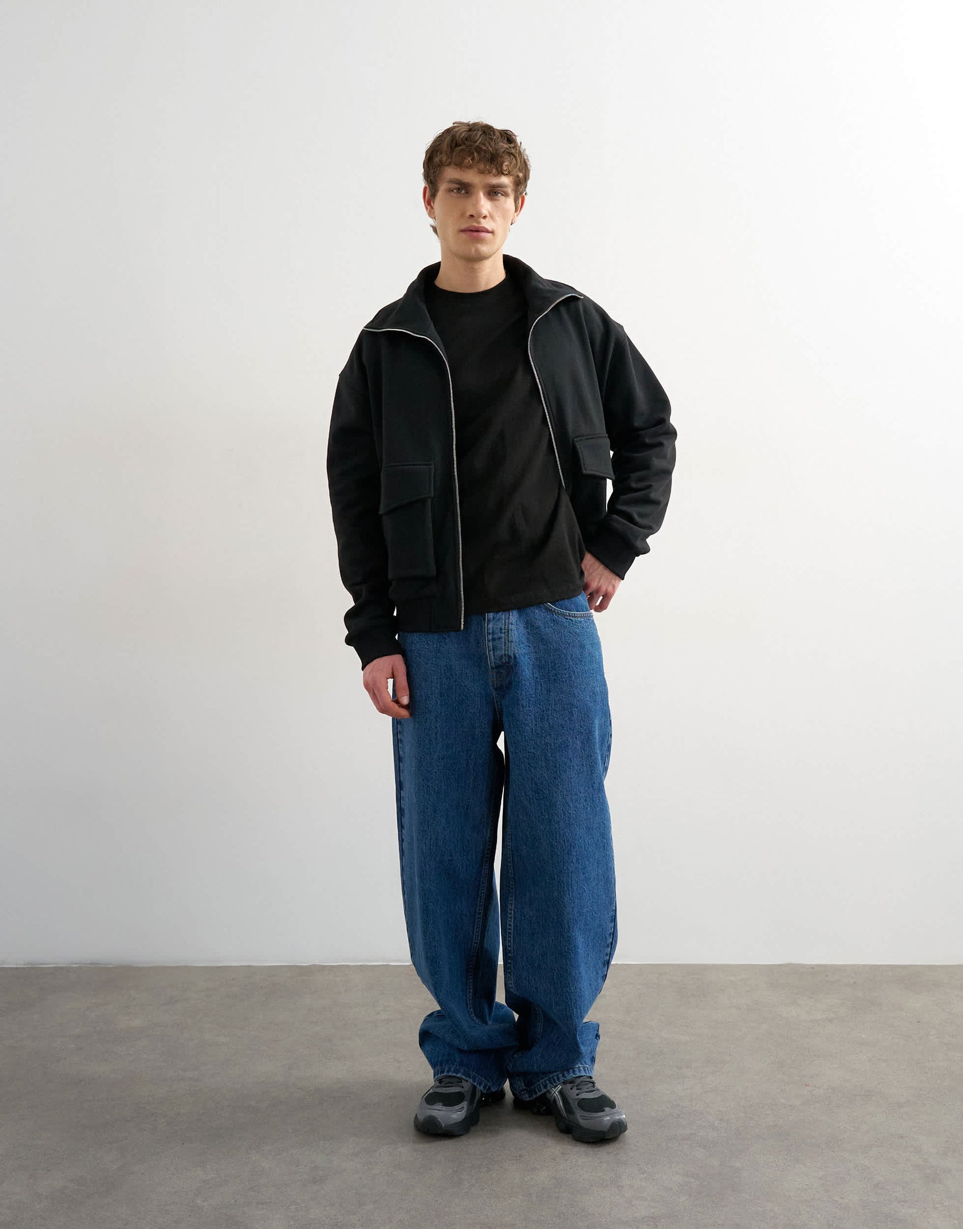 Topman classic fit t-shirt in black