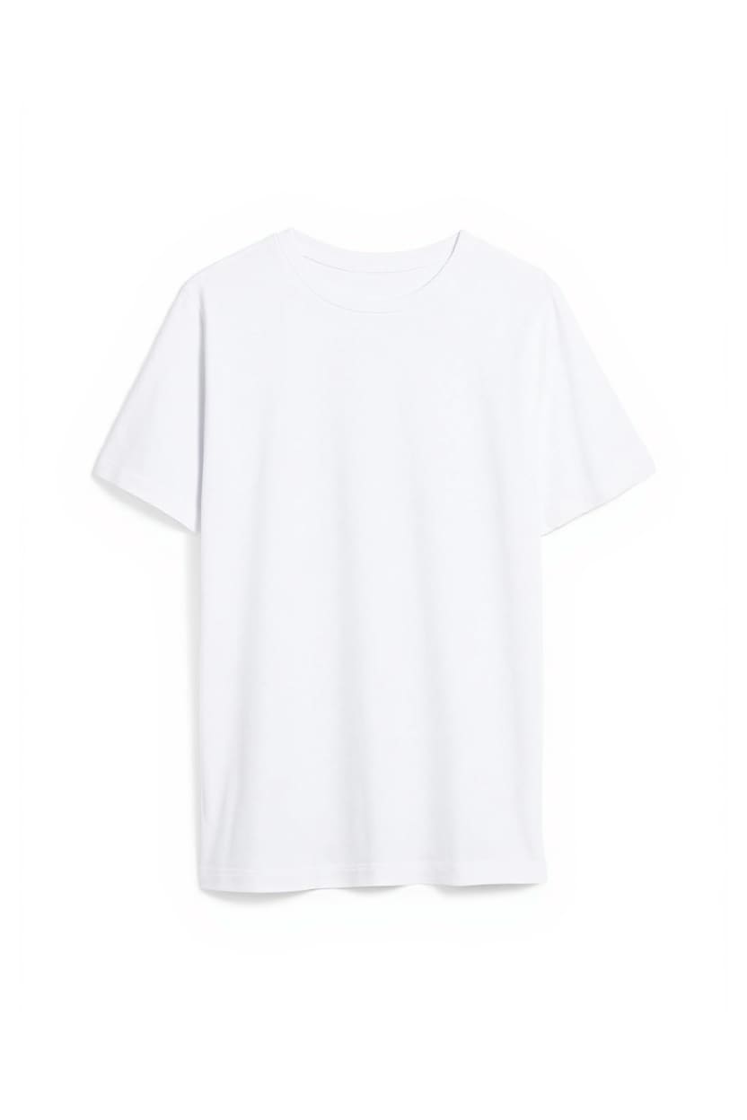 Topman classic fit t-shirt in white