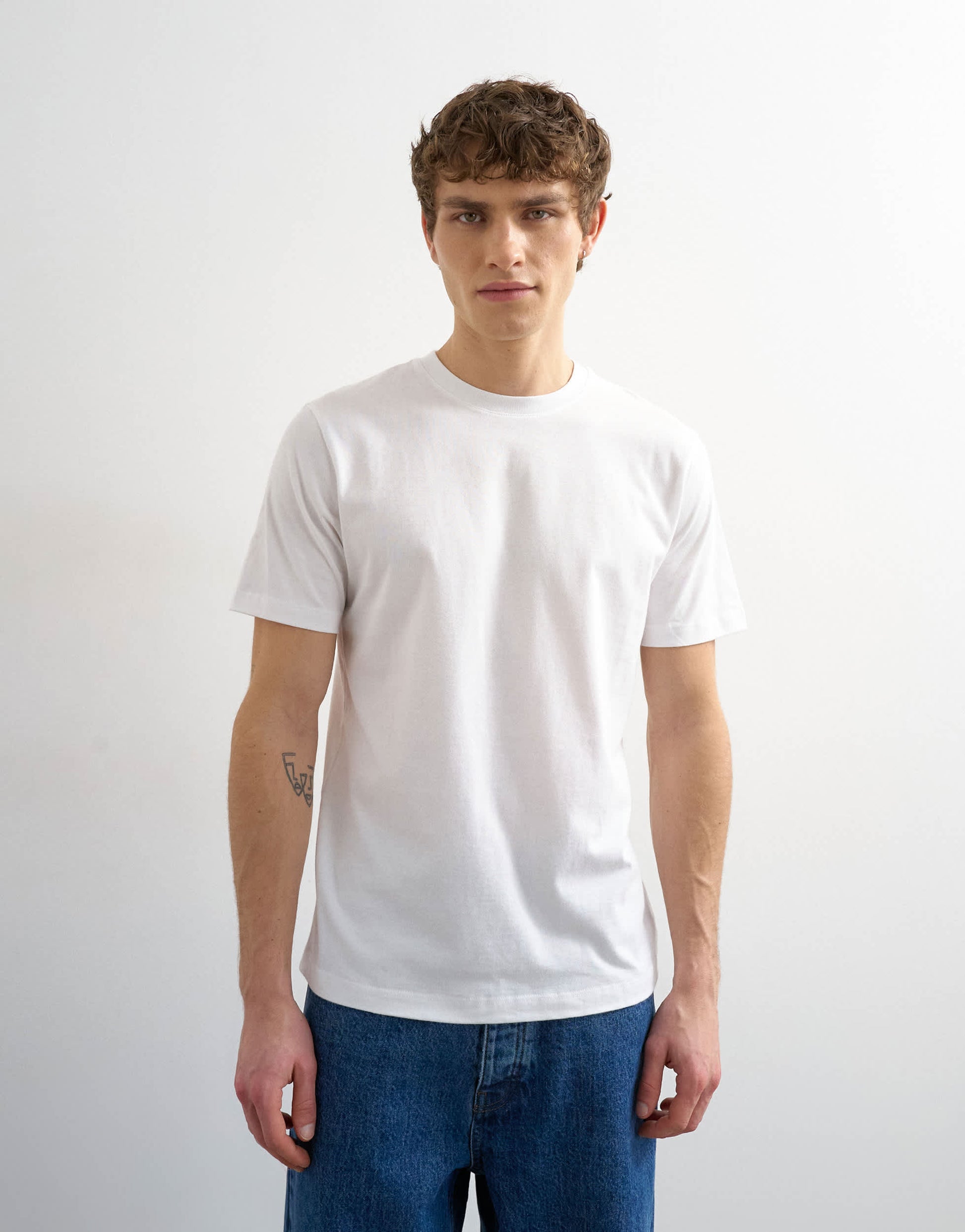 Topman classic fit t-shirt in white