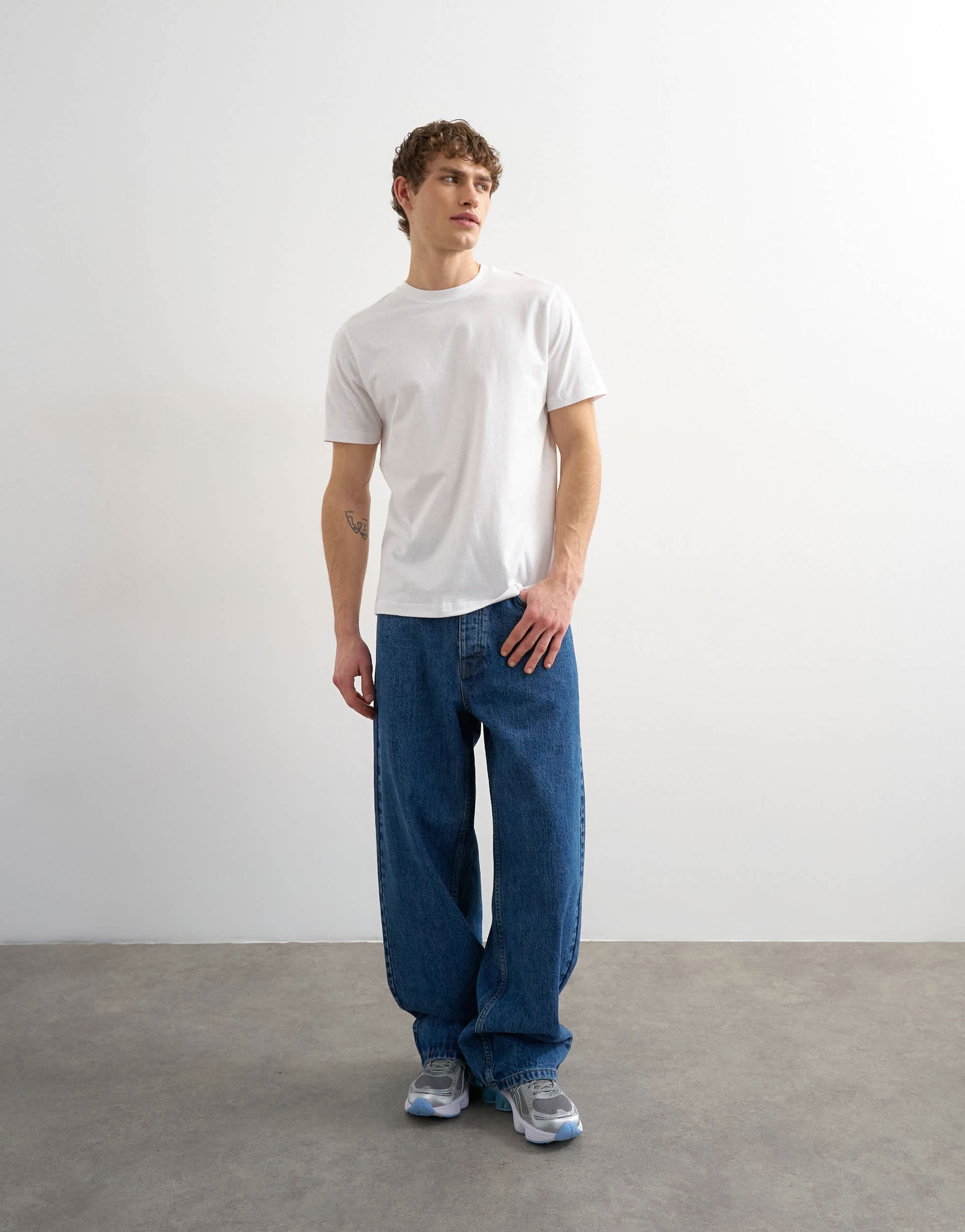 Topman classic fit t-shirt in white