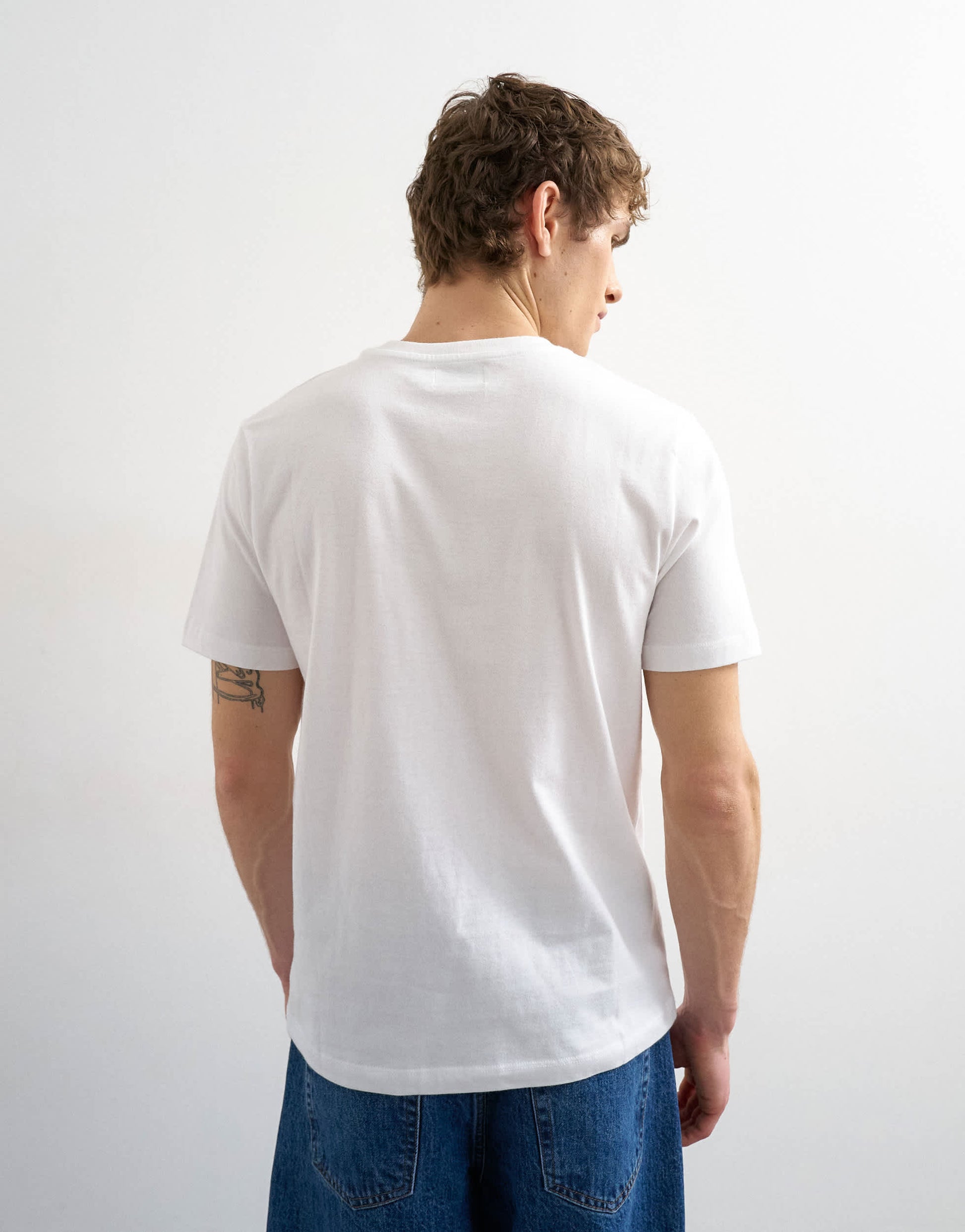 Topman classic fit t-shirt in white