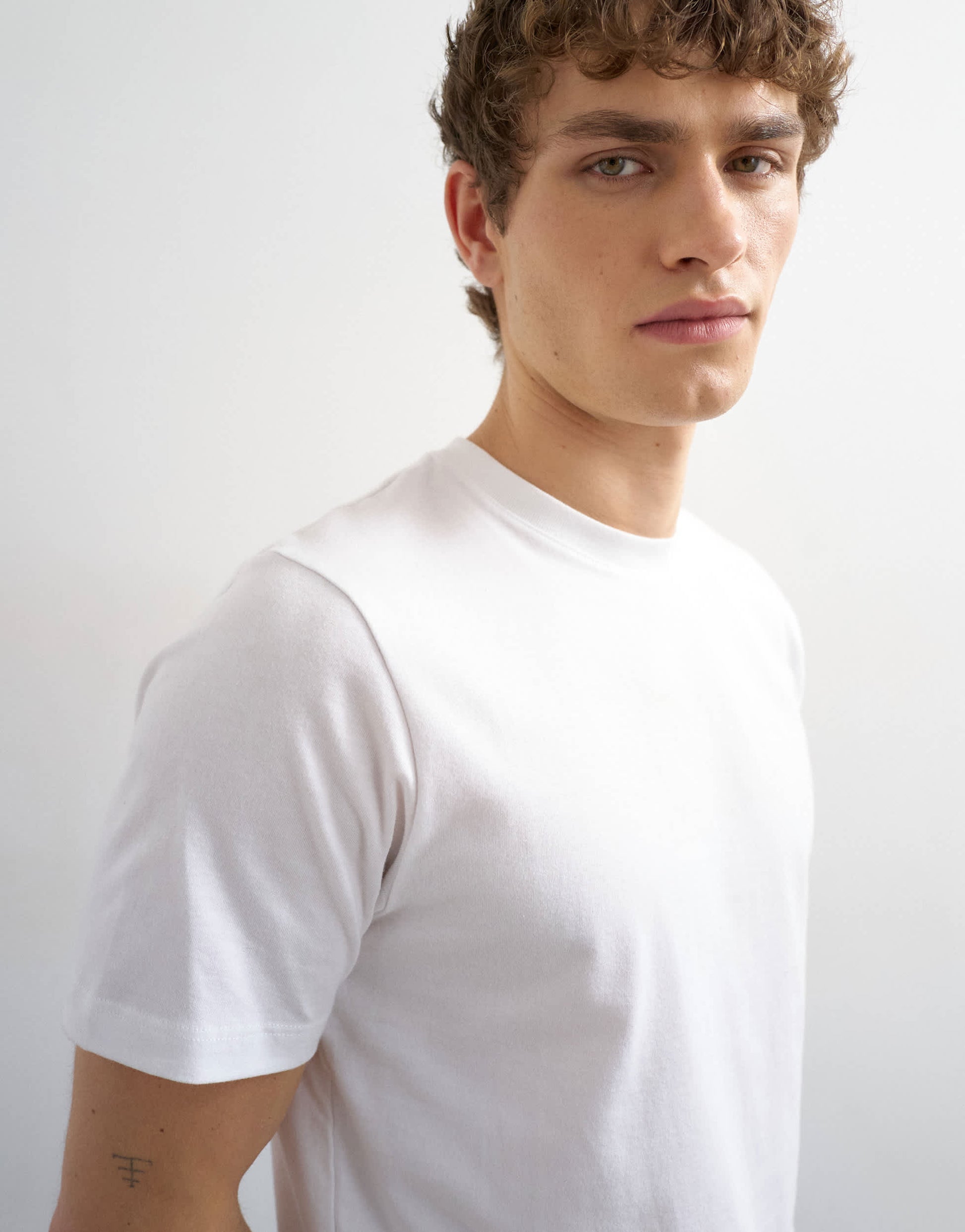 Topman classic fit t-shirt in white