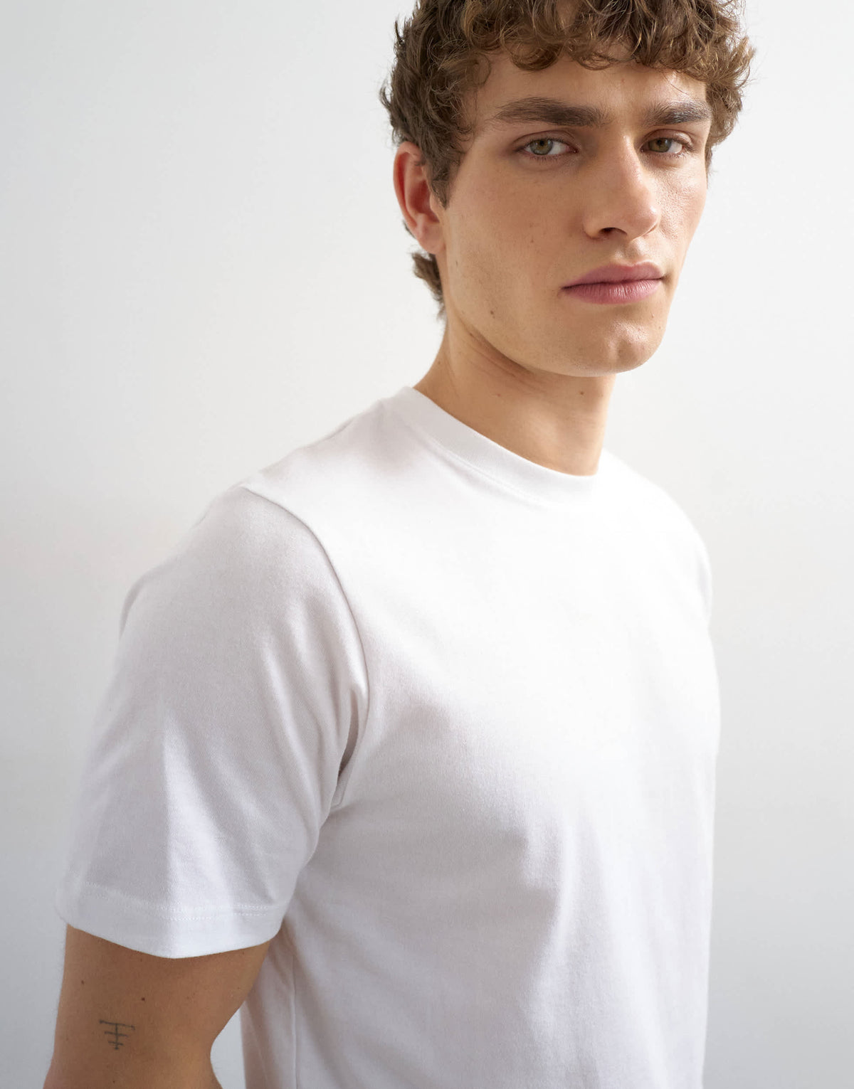 Topman classic fit t-shirt in white