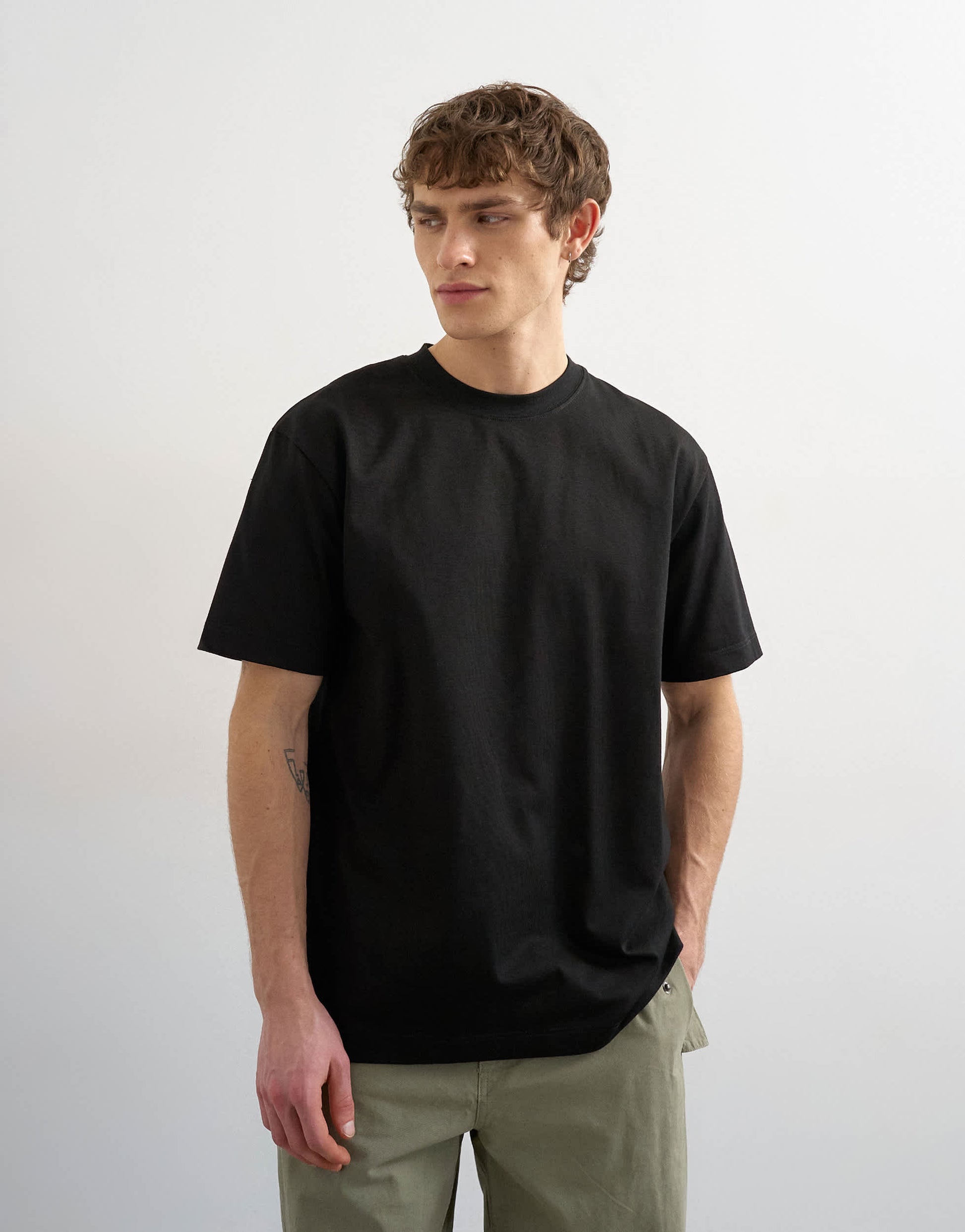 Topman relaxed fit t-shirt in black