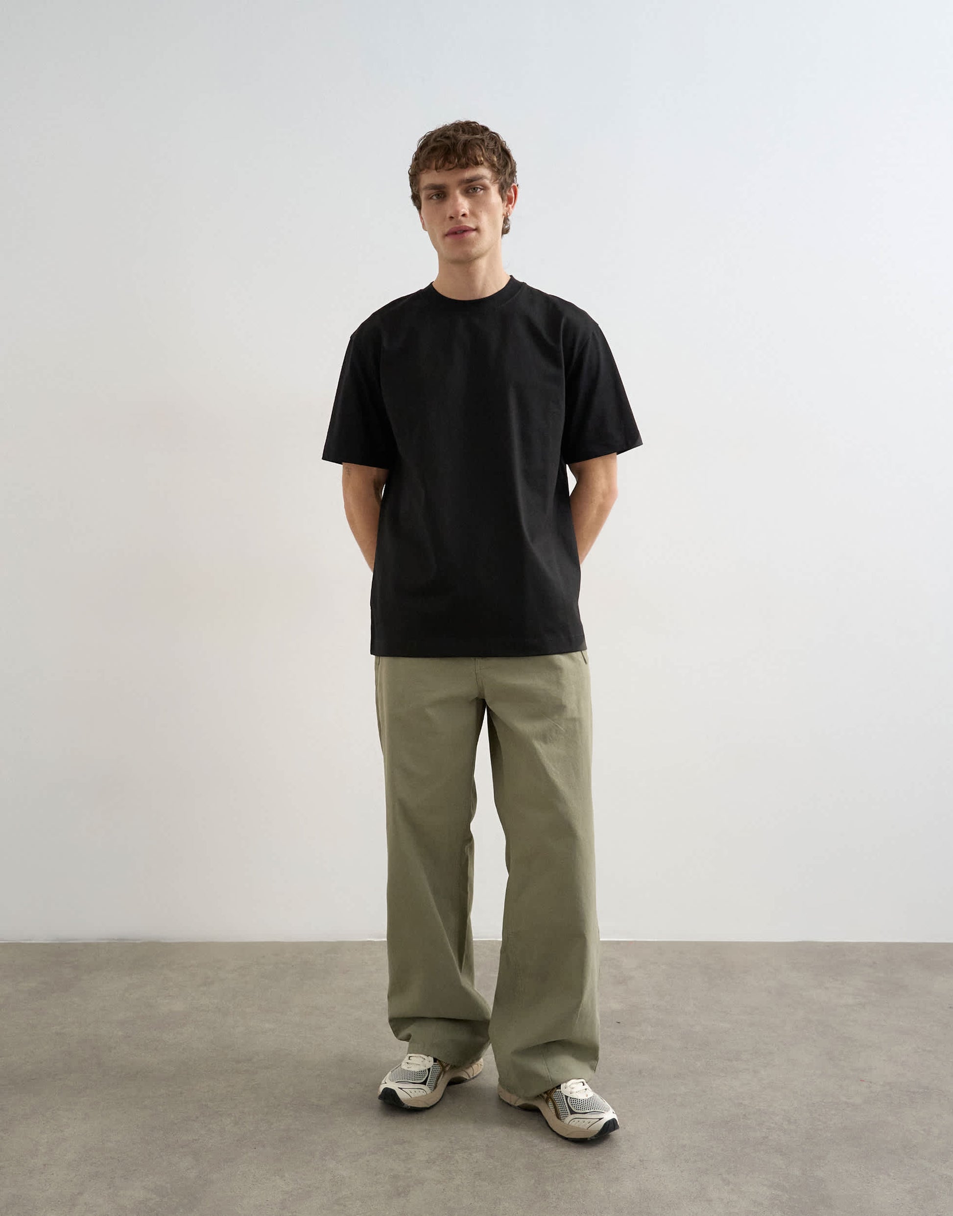 Topman relaxed fit t-shirt in black