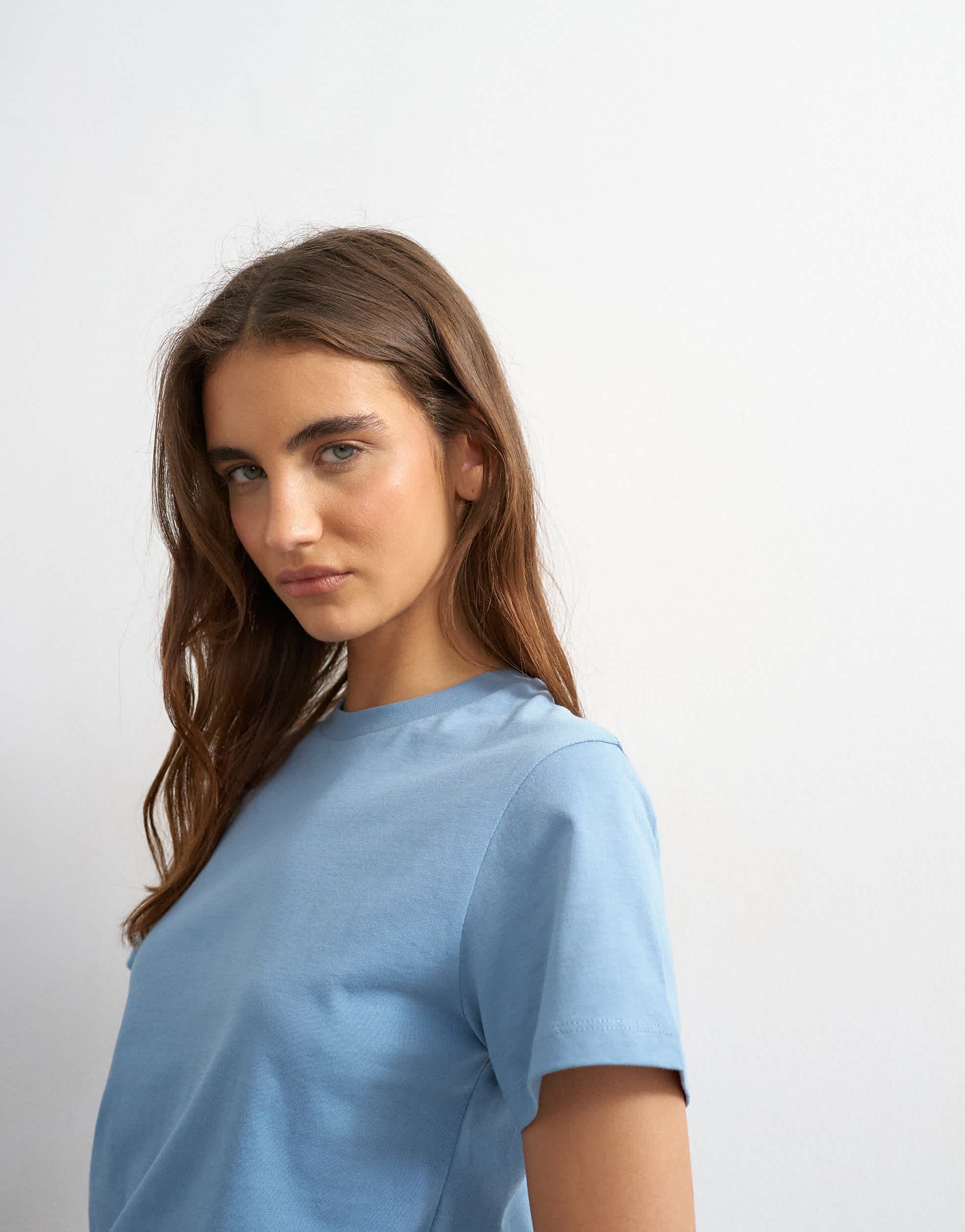 Topshop classic tee in blue
