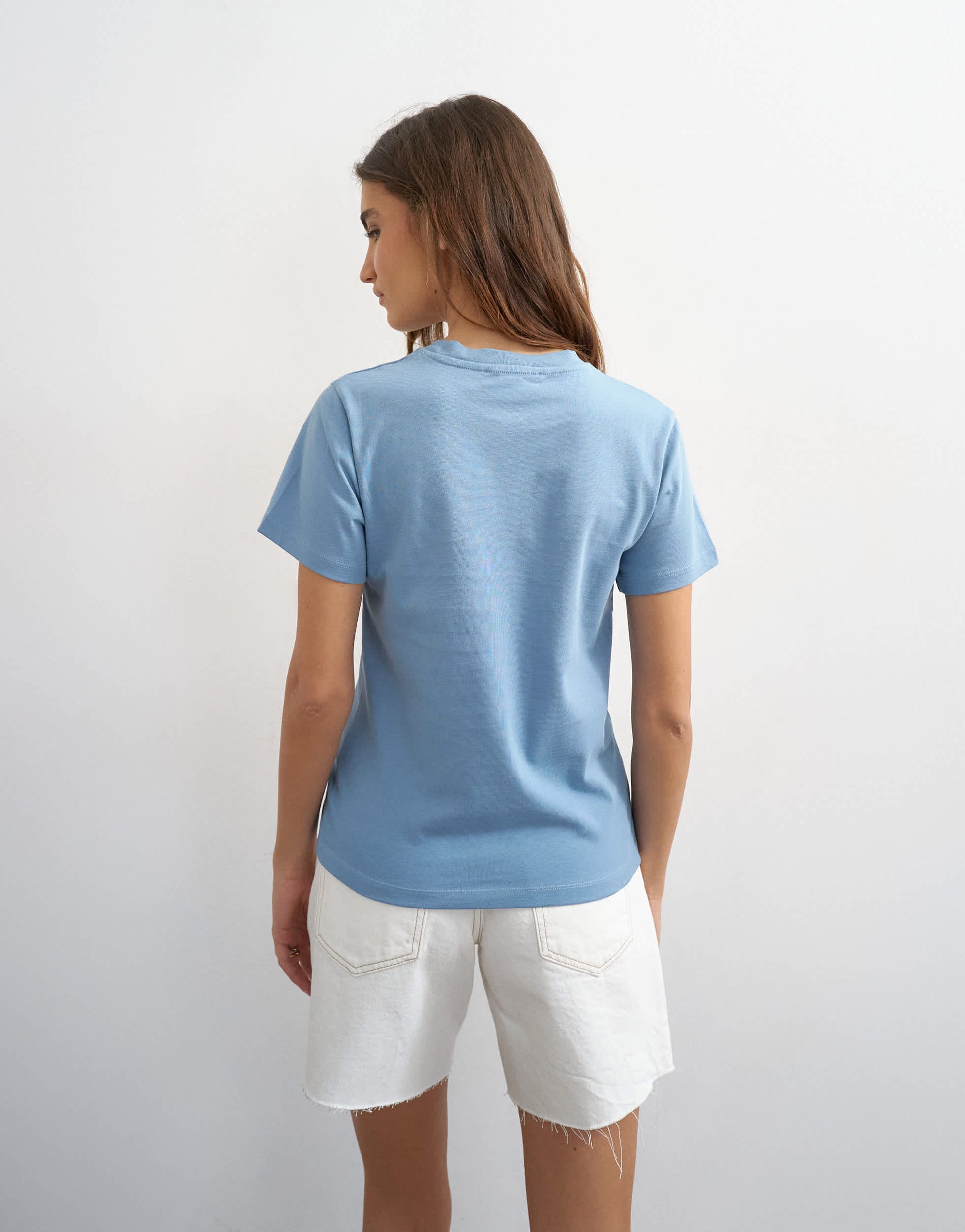 Topshop classic tee in blue