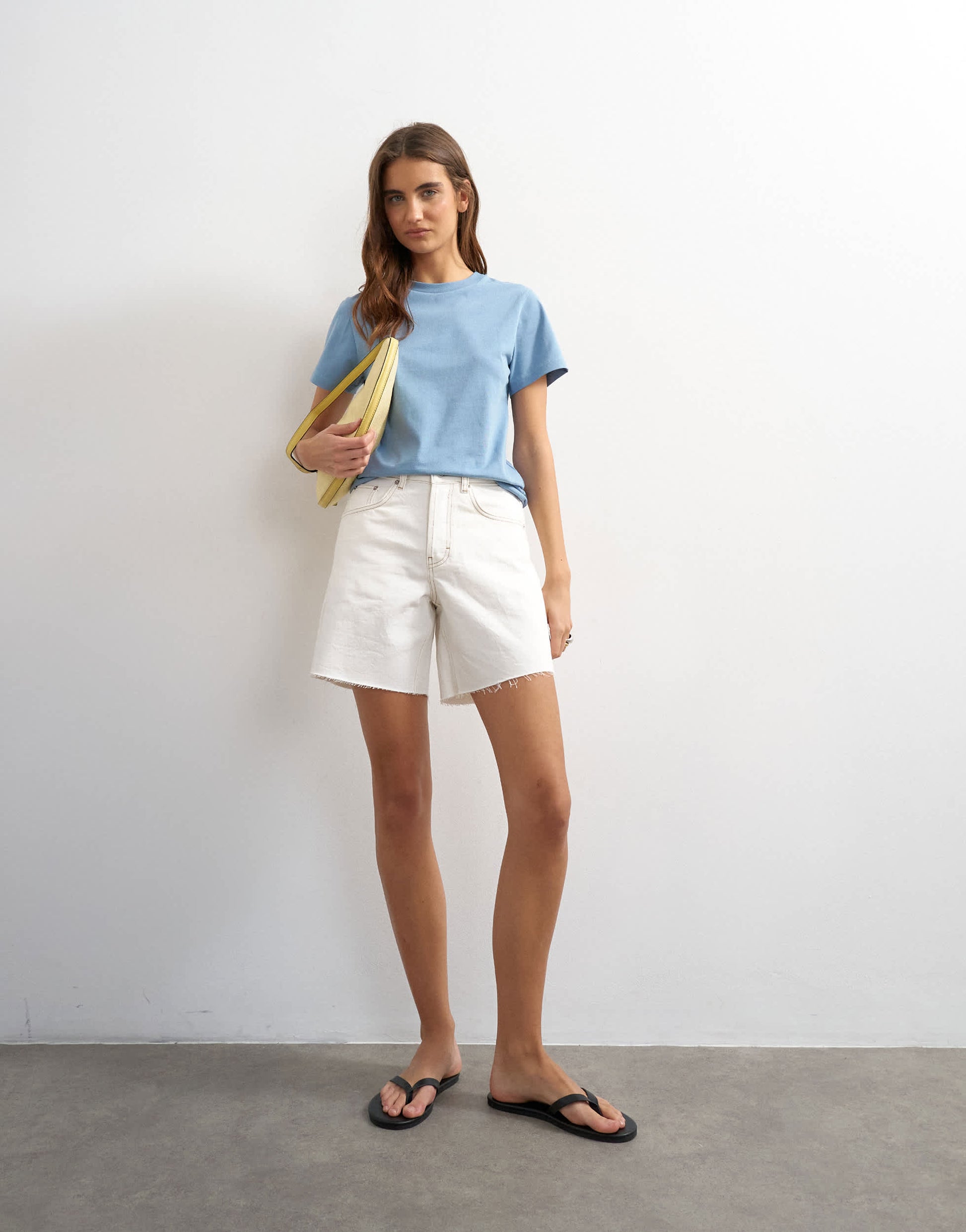Topshop classic tee in blue