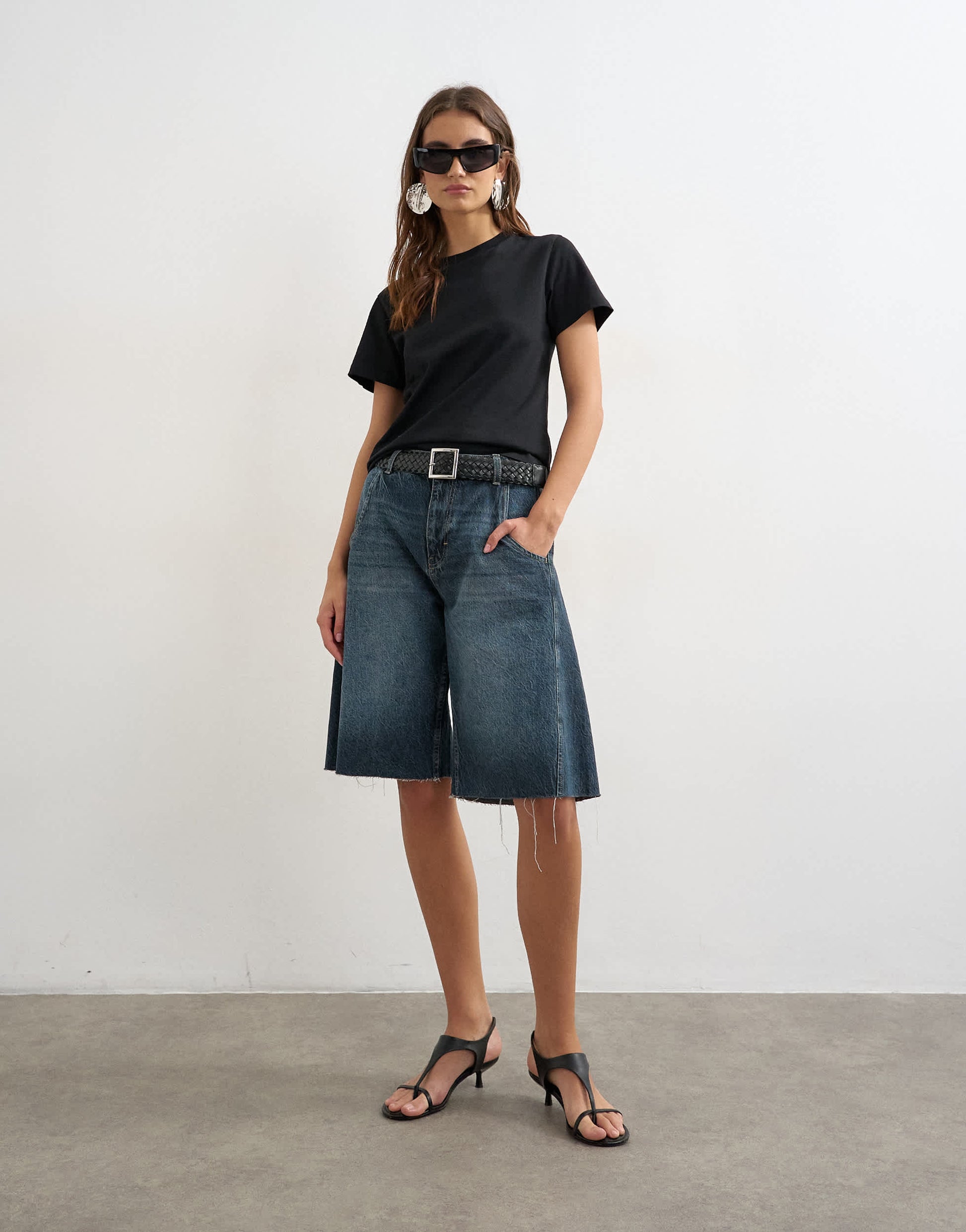 Topshop classic tee in black