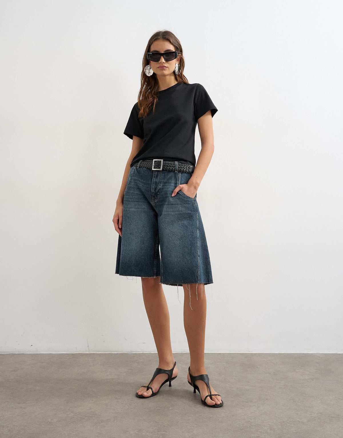 Topshop classic tee in black