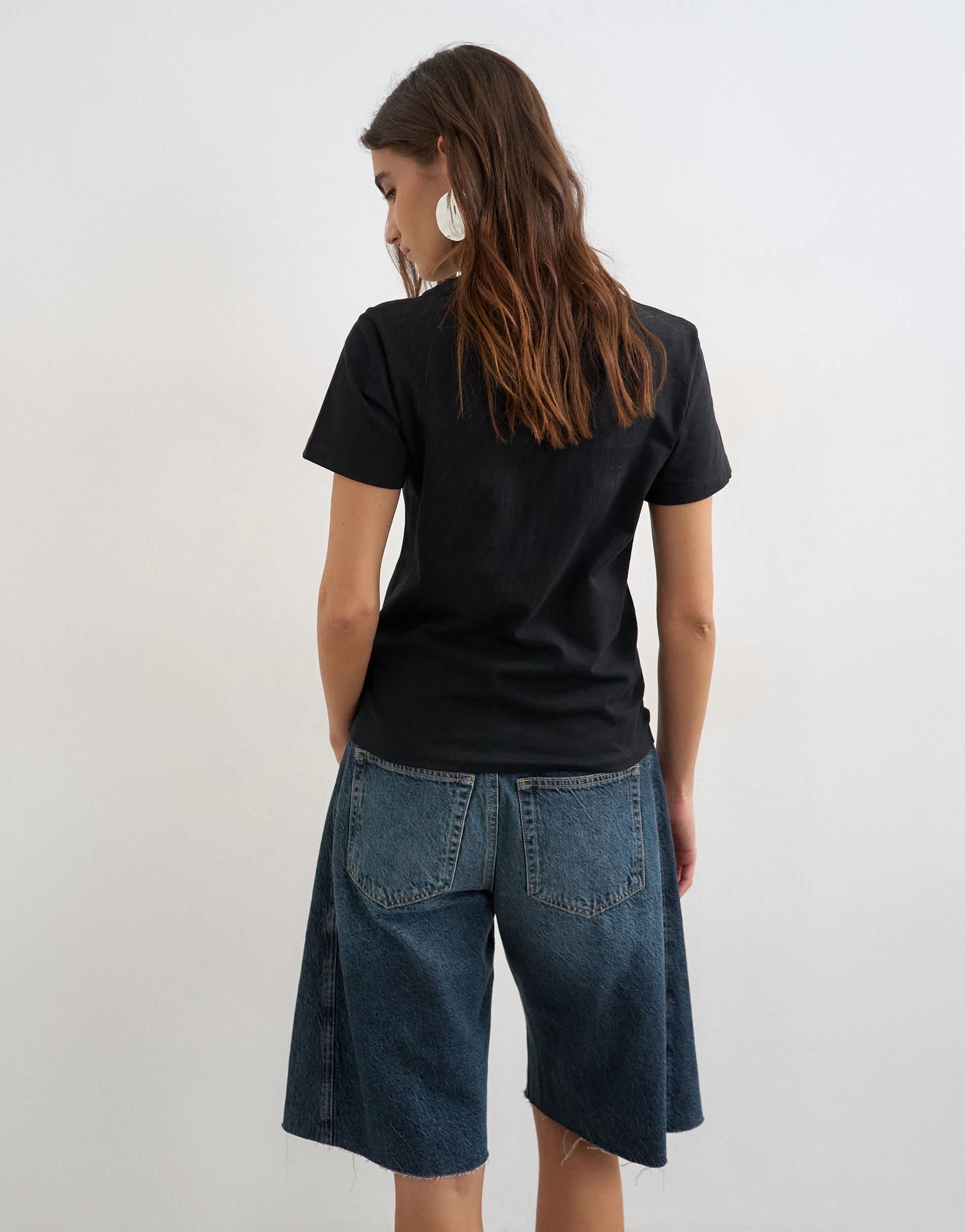 Topshop classic tee in black