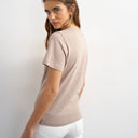 Topshop classic tee in stone