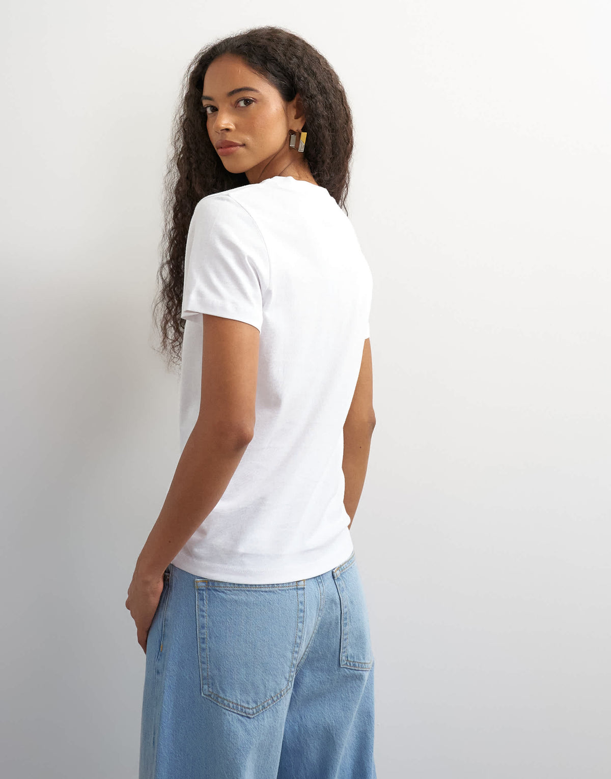 Topshop classic tee in white