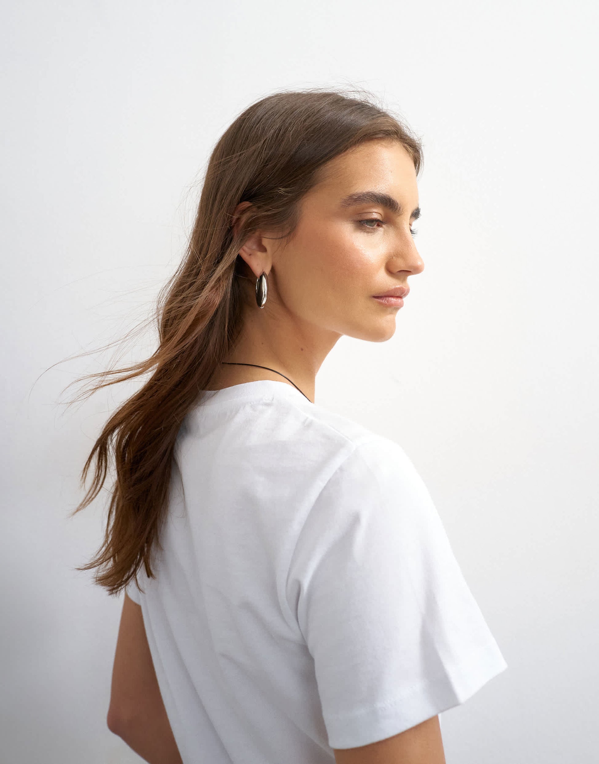 Topshop classic tee in white