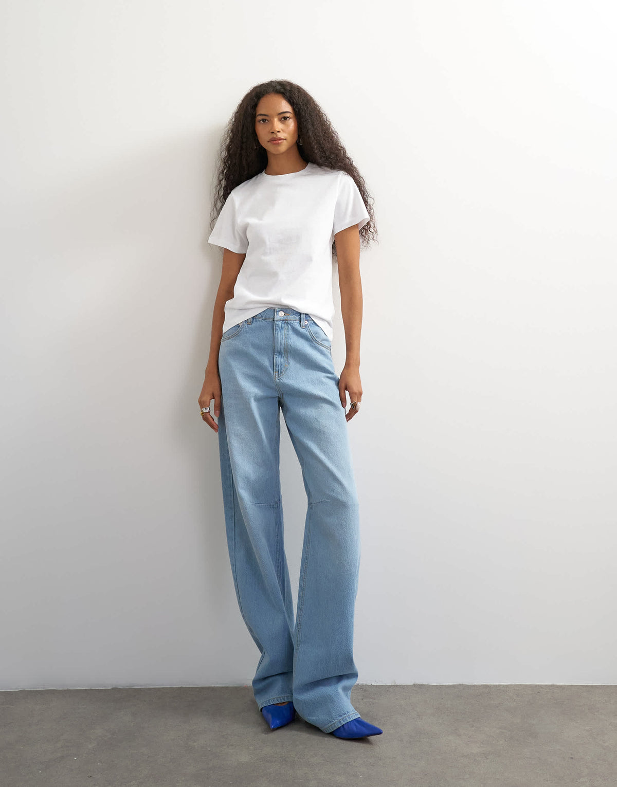 Topshop classic tee in white